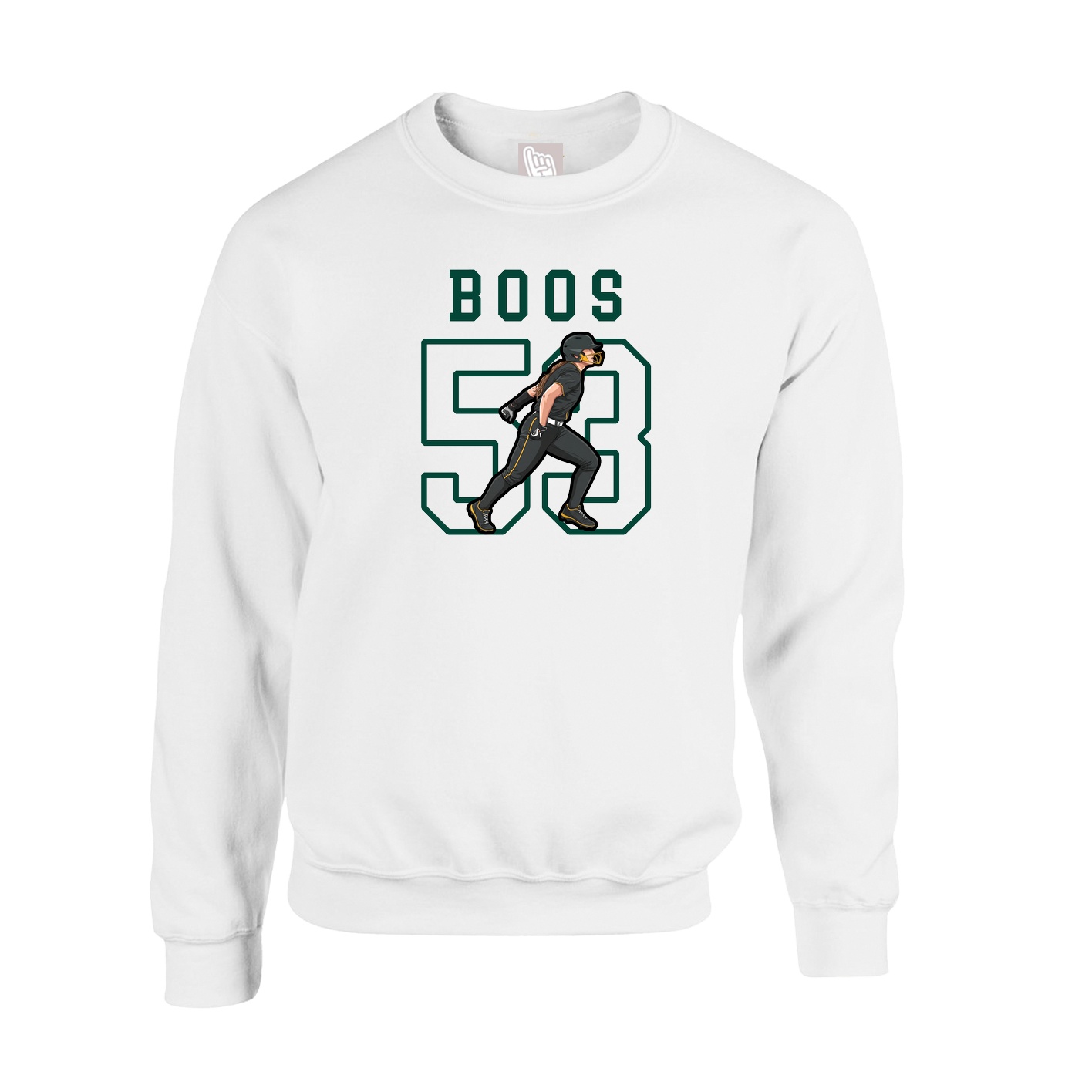 Fleece Crew — Shirsey in White