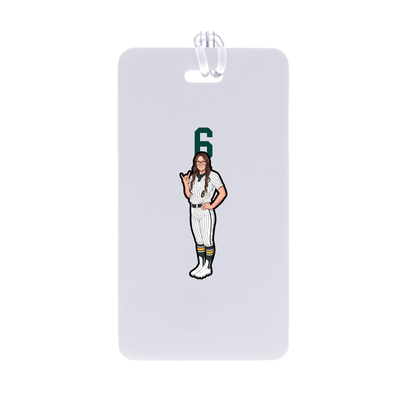 Bag Tag — Number Top in Classic