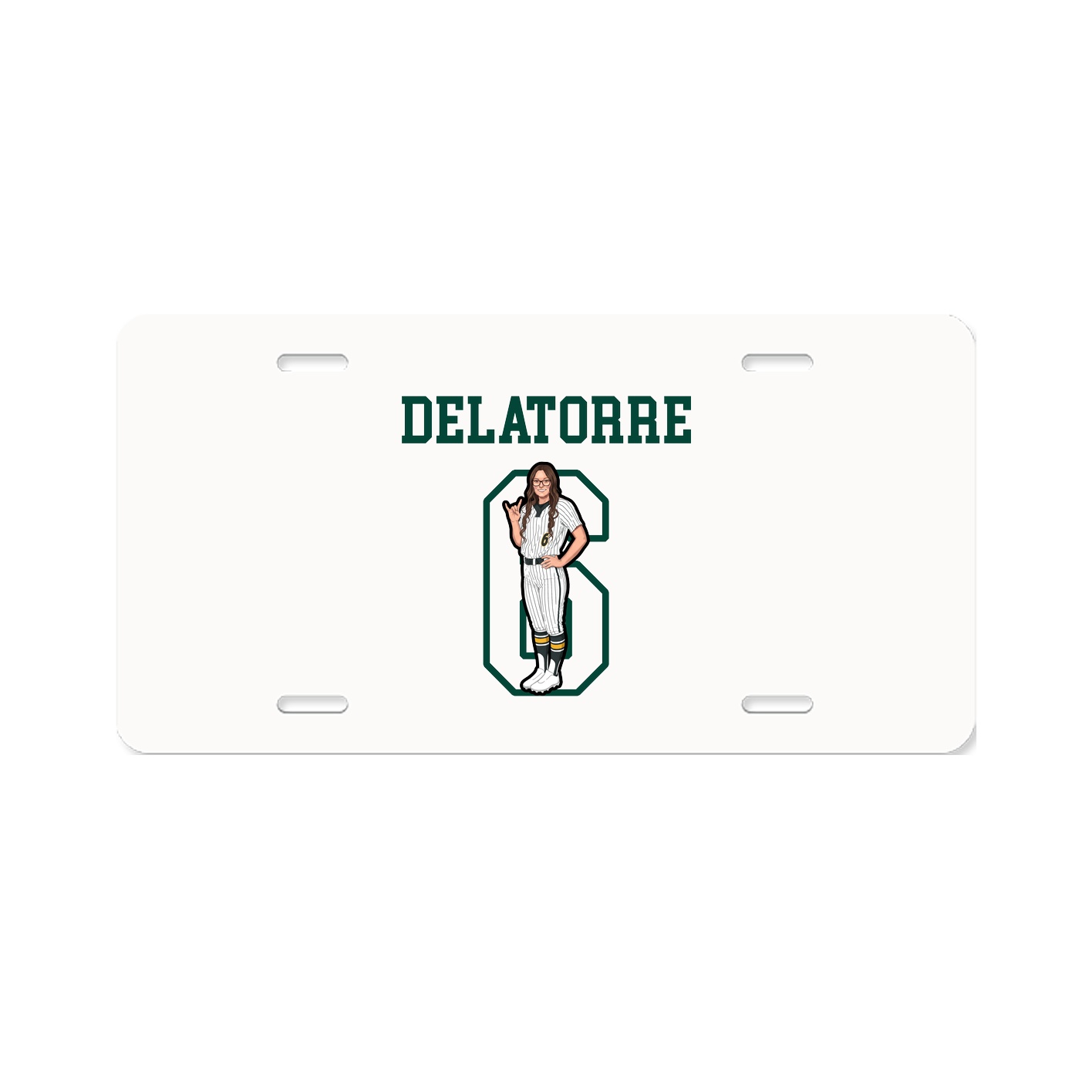 License Plate — Shirsey in Classic