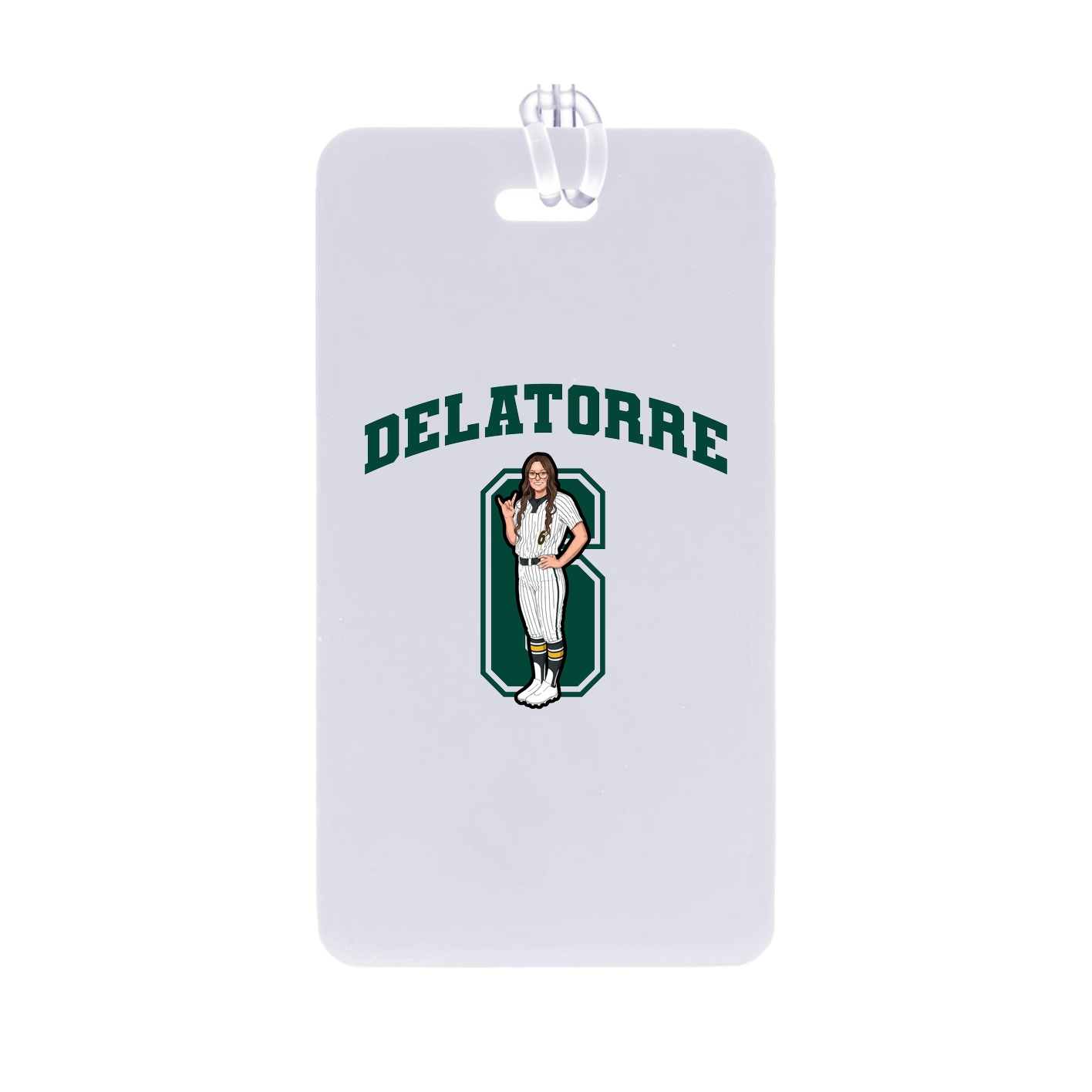 Bag Tag — Number in Classic