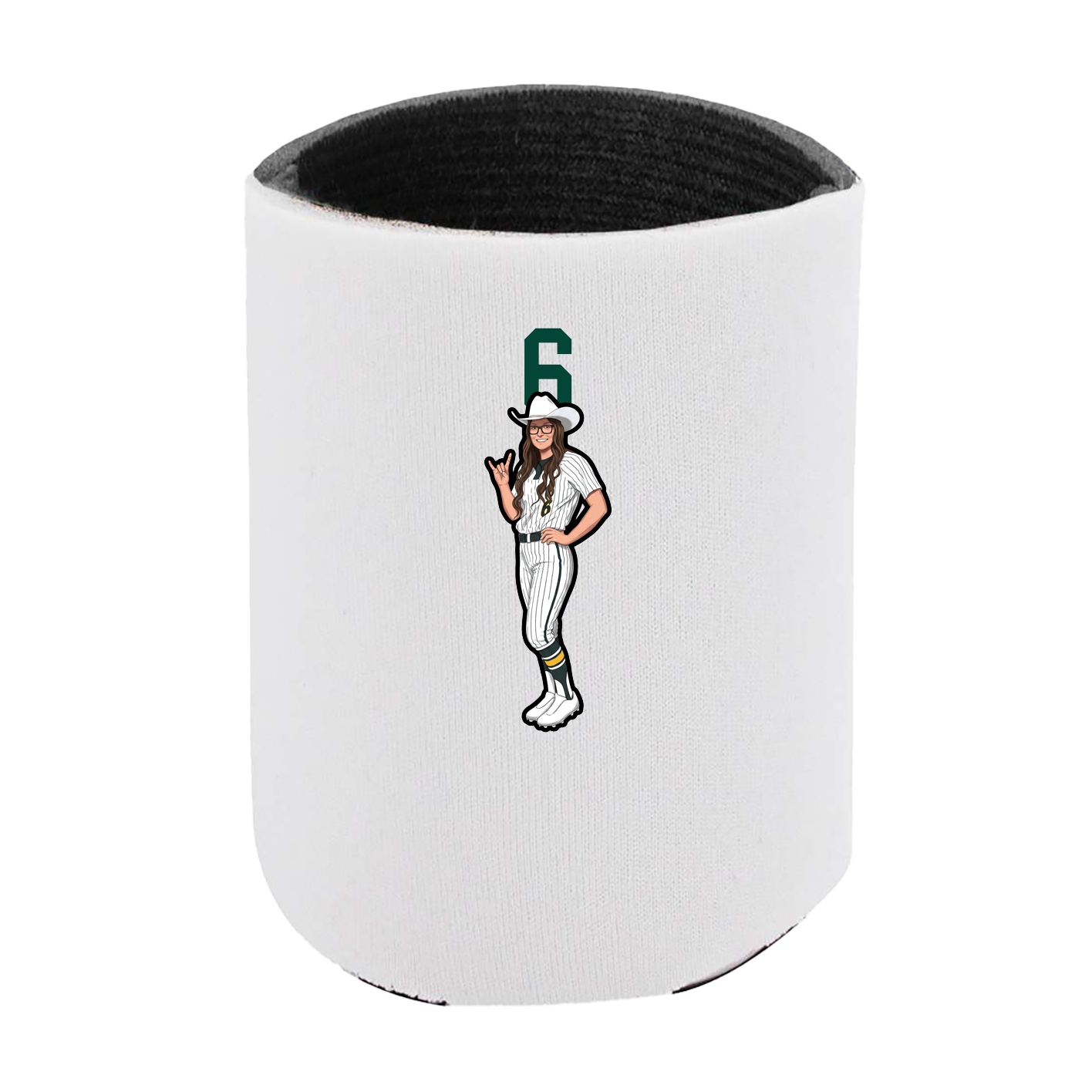 Can Holder — Number Top in White
