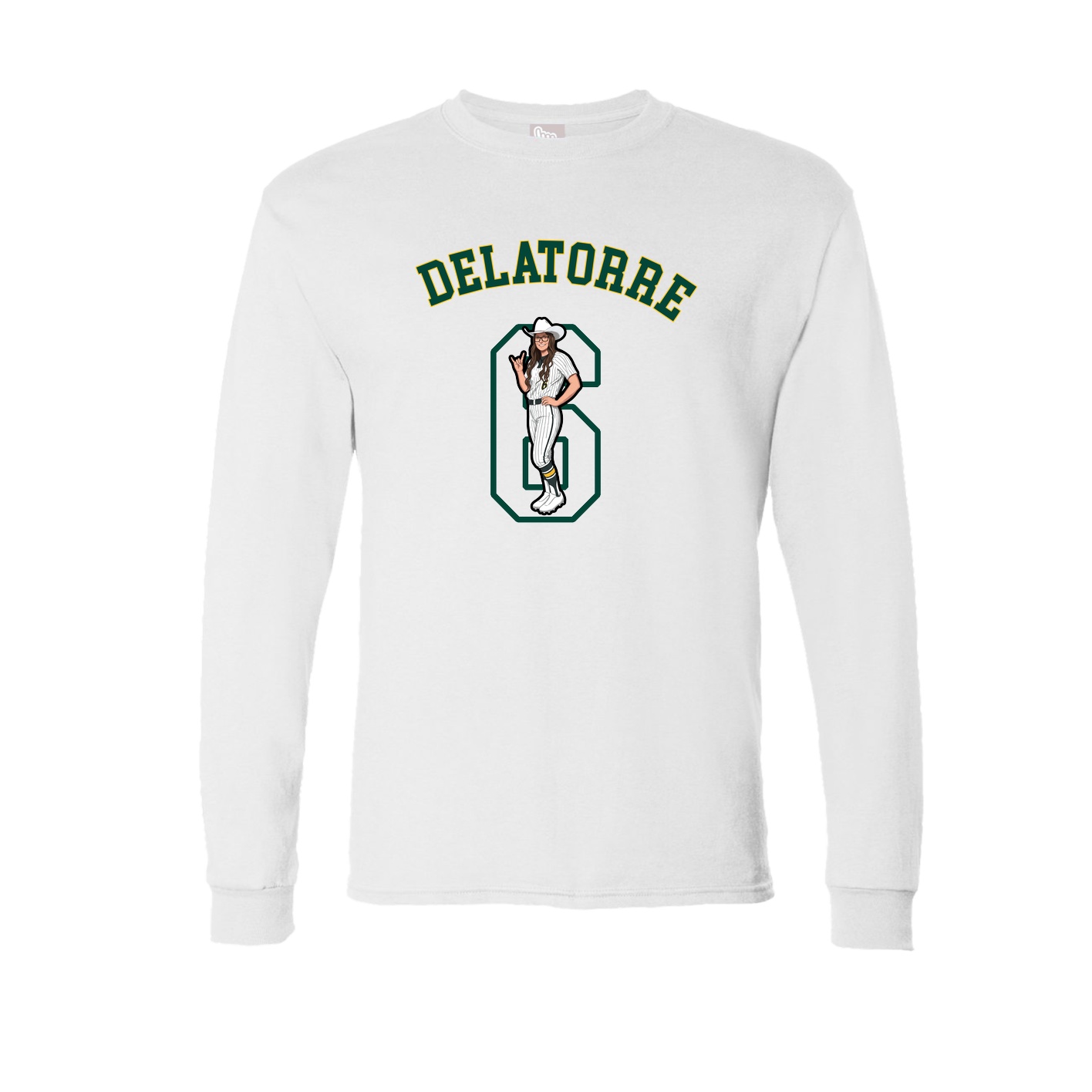Long Sleeve Tee — Shirsey Arch in White