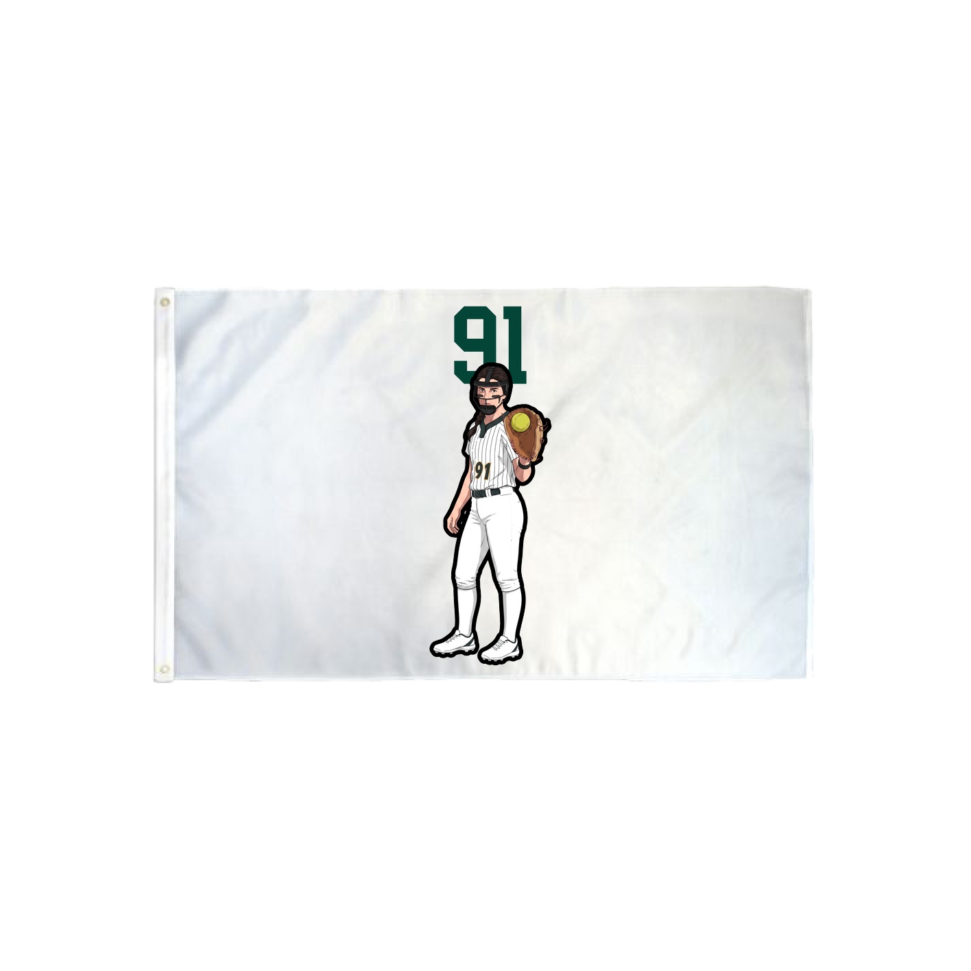 3x5 Flag — Number Top in Classic