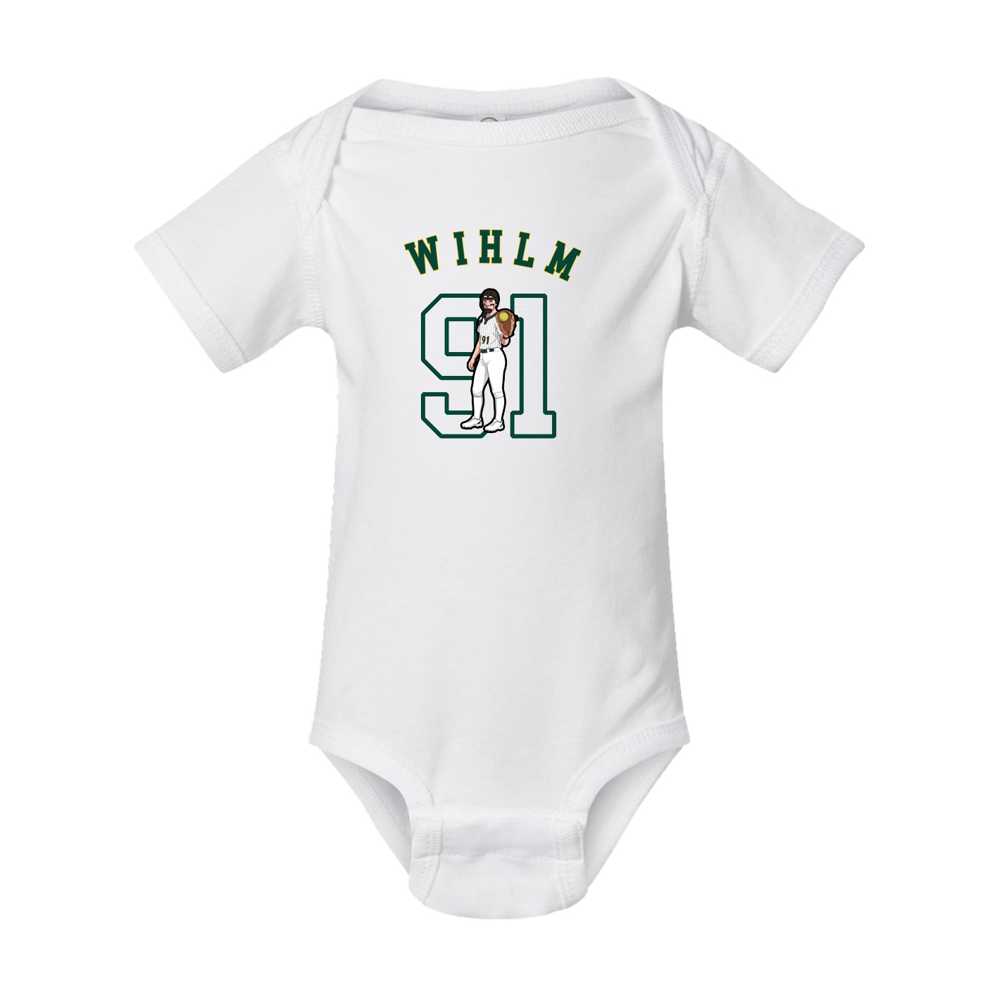Baby Onesie — Shirsey Arch in White