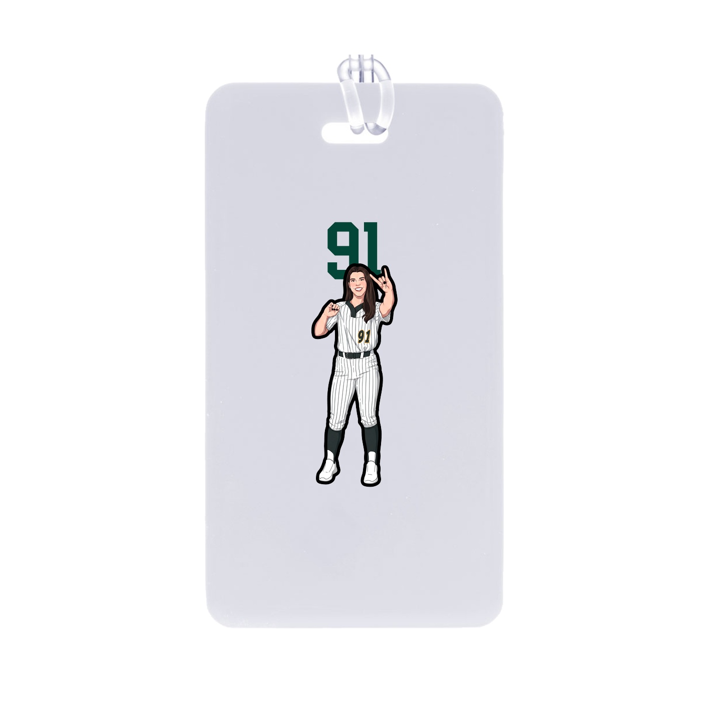 Bag Tag — Number Top in Classic