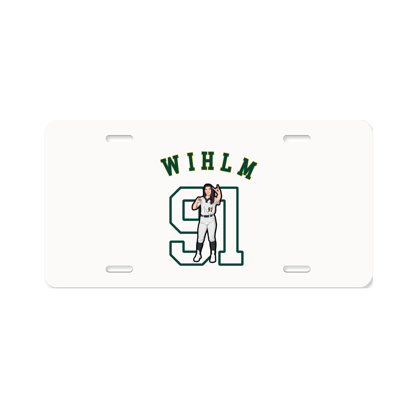 License Plate — Shirsey Arch in Classic