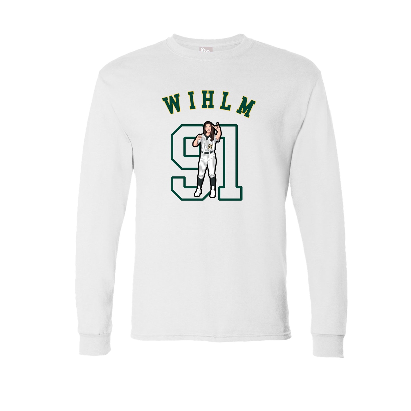 Long Sleeve Tee — Shirsey Arch in White