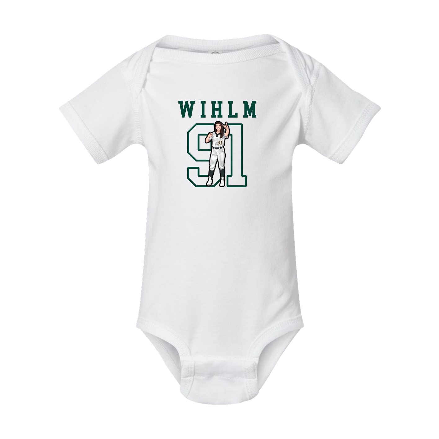 Baby Onesie — Shirsey in White