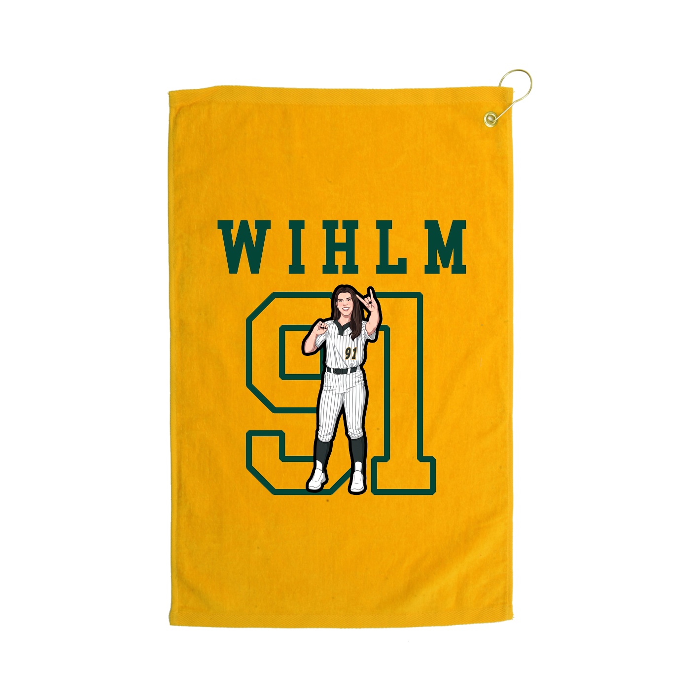 Golf Towel — Shirsey in Gold