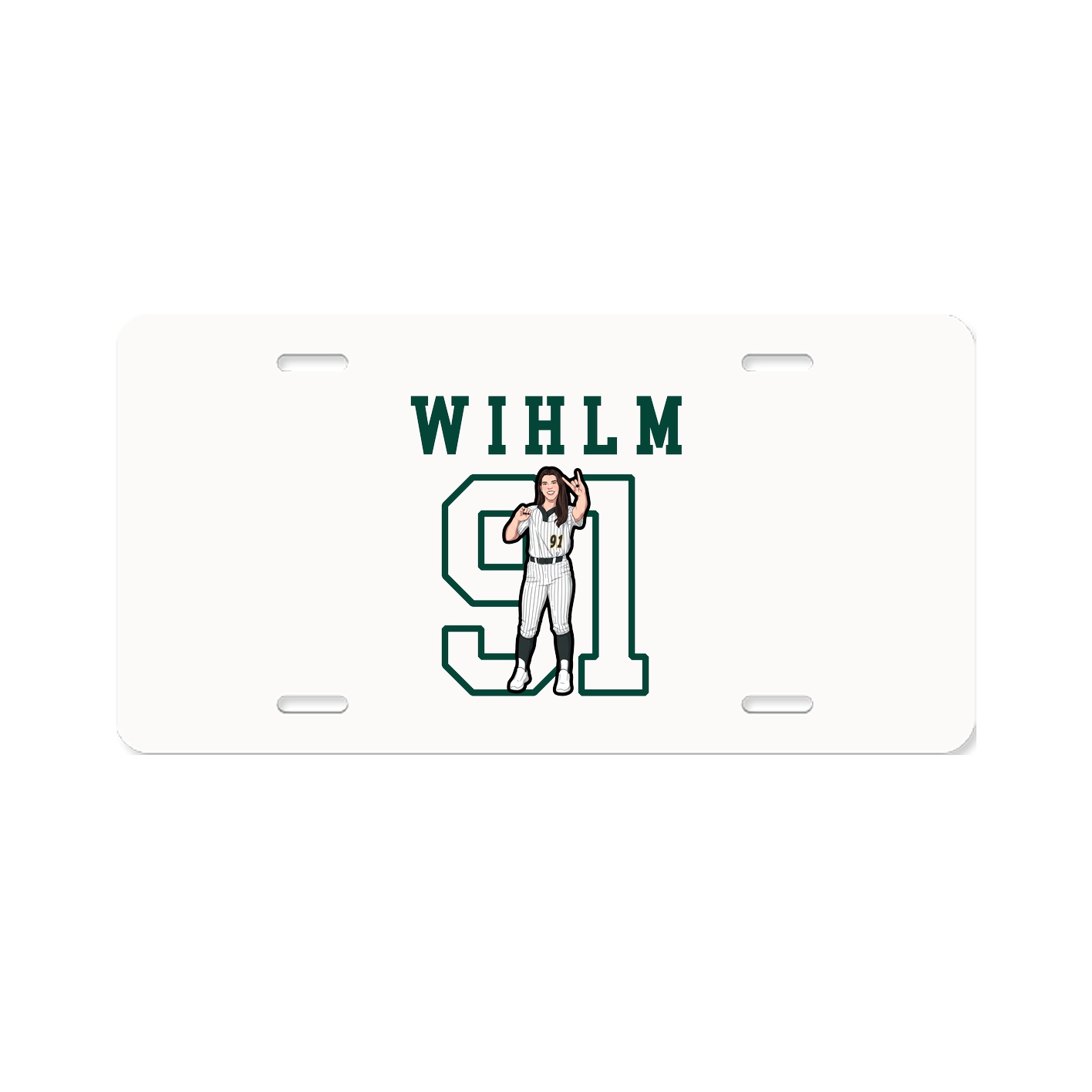License Plate — Shirsey in Classic