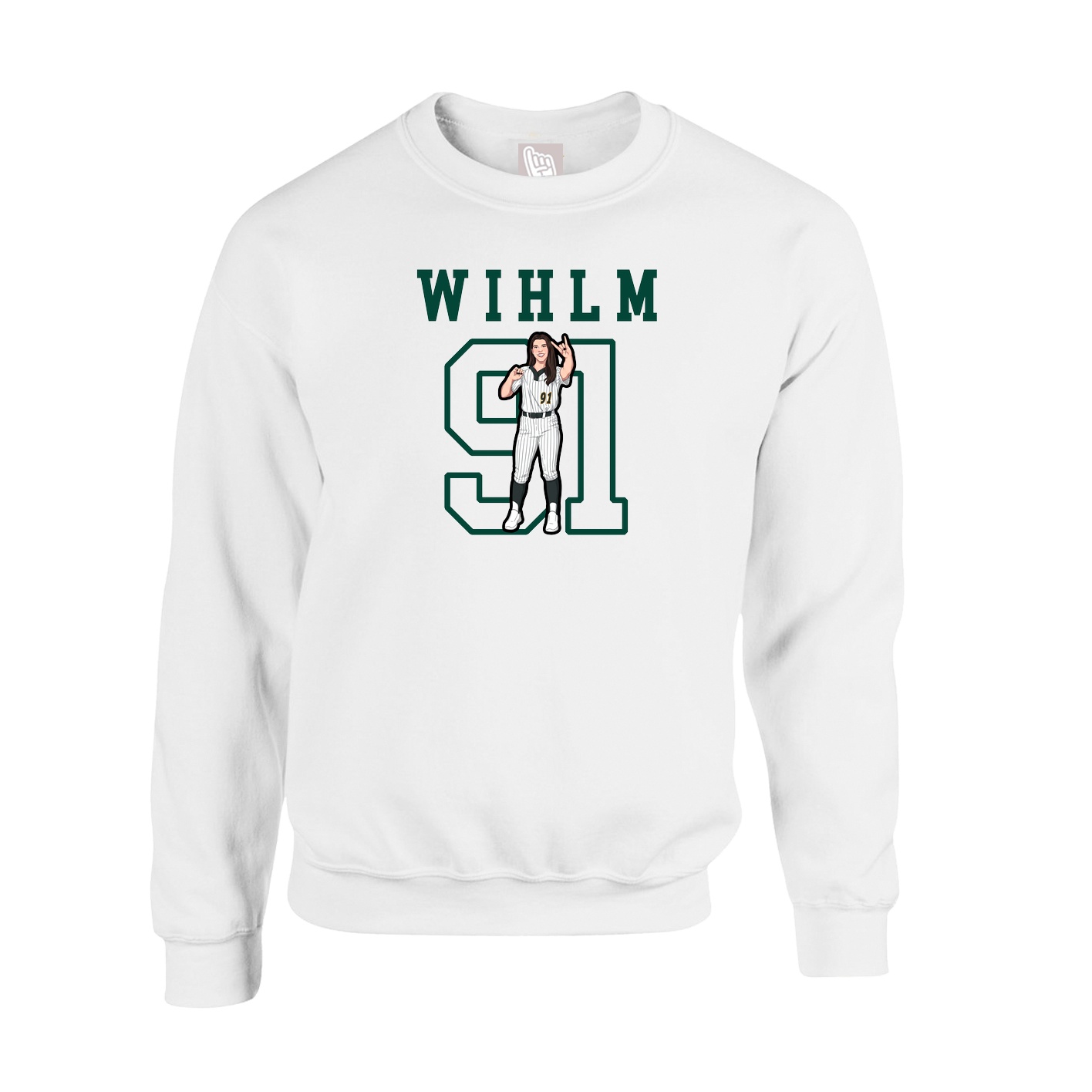 Fleece Crew — Shirsey in White