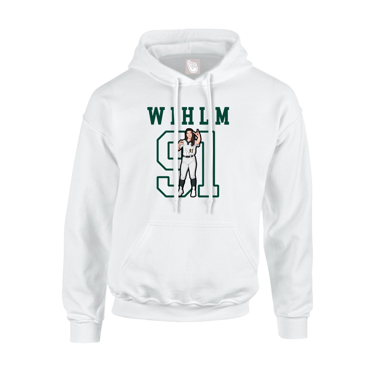 Youth Hoodie — Shirsey in White