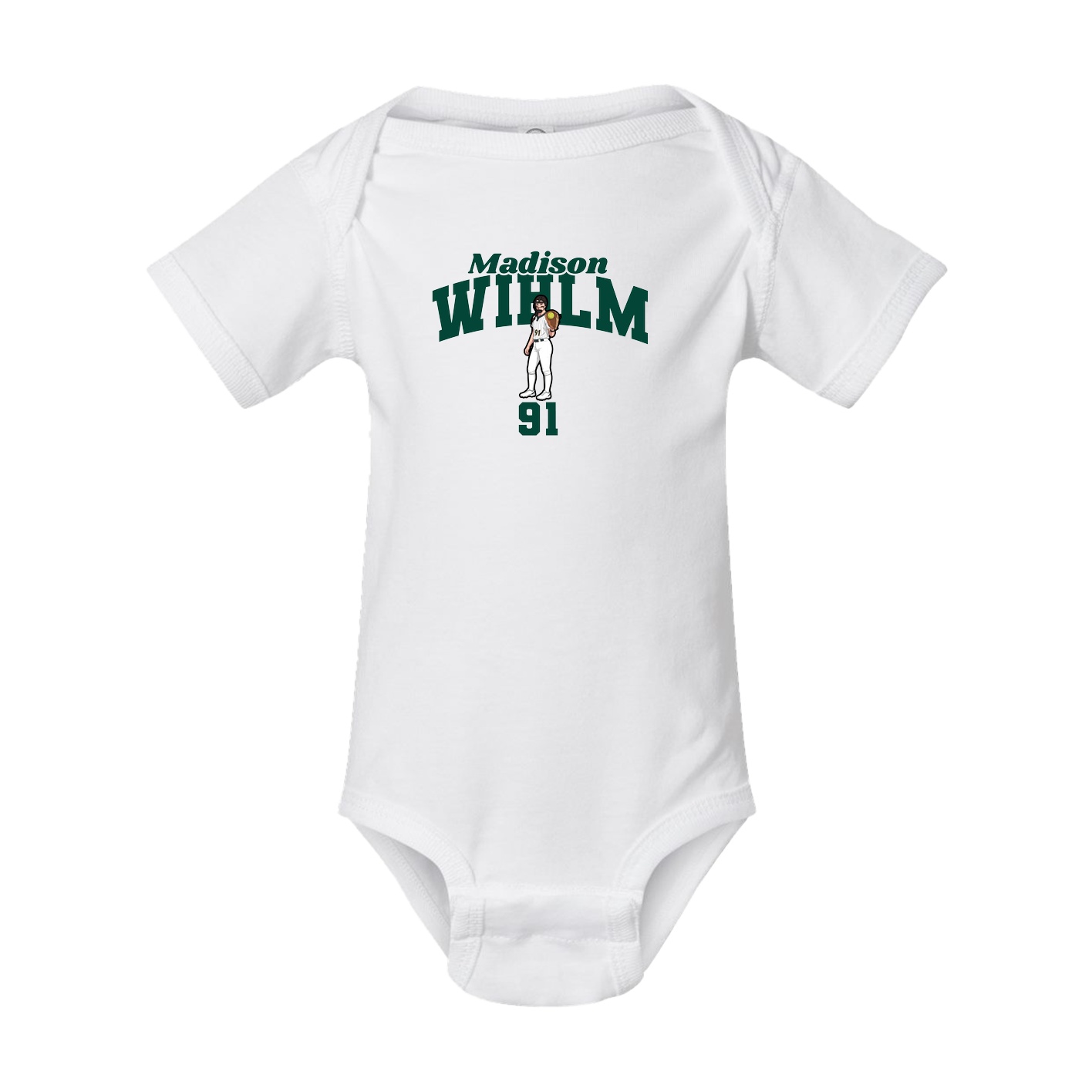 Baby Onesie — Signature Arch in White