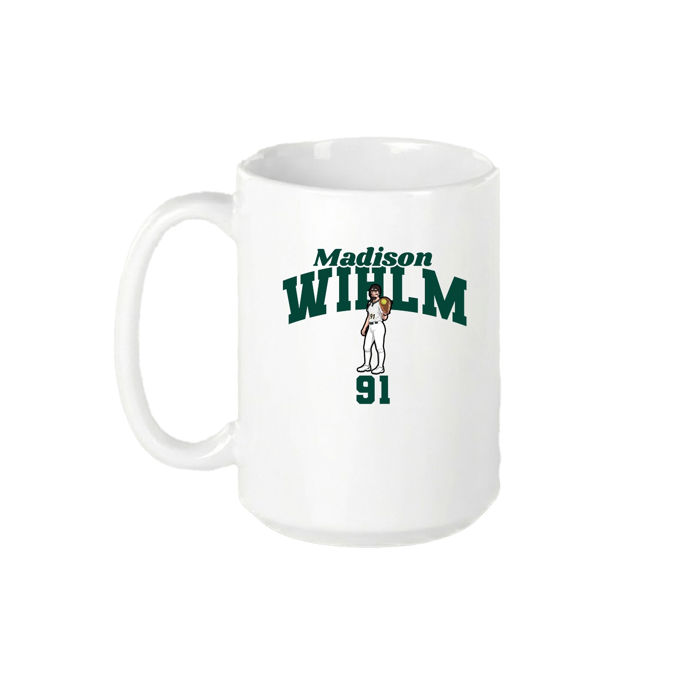 15oz Coffee Mug — Signature Arch in White