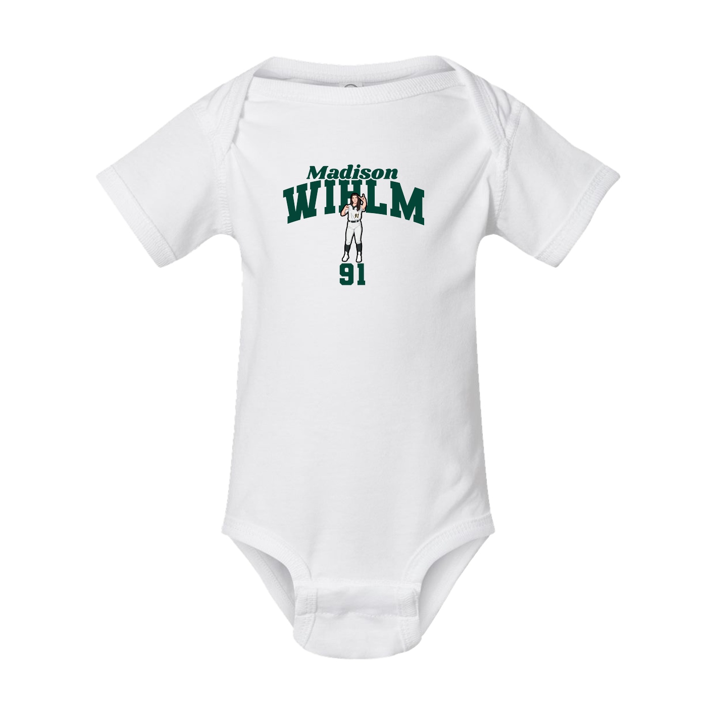 Baby Onesie — Signature Arch in White