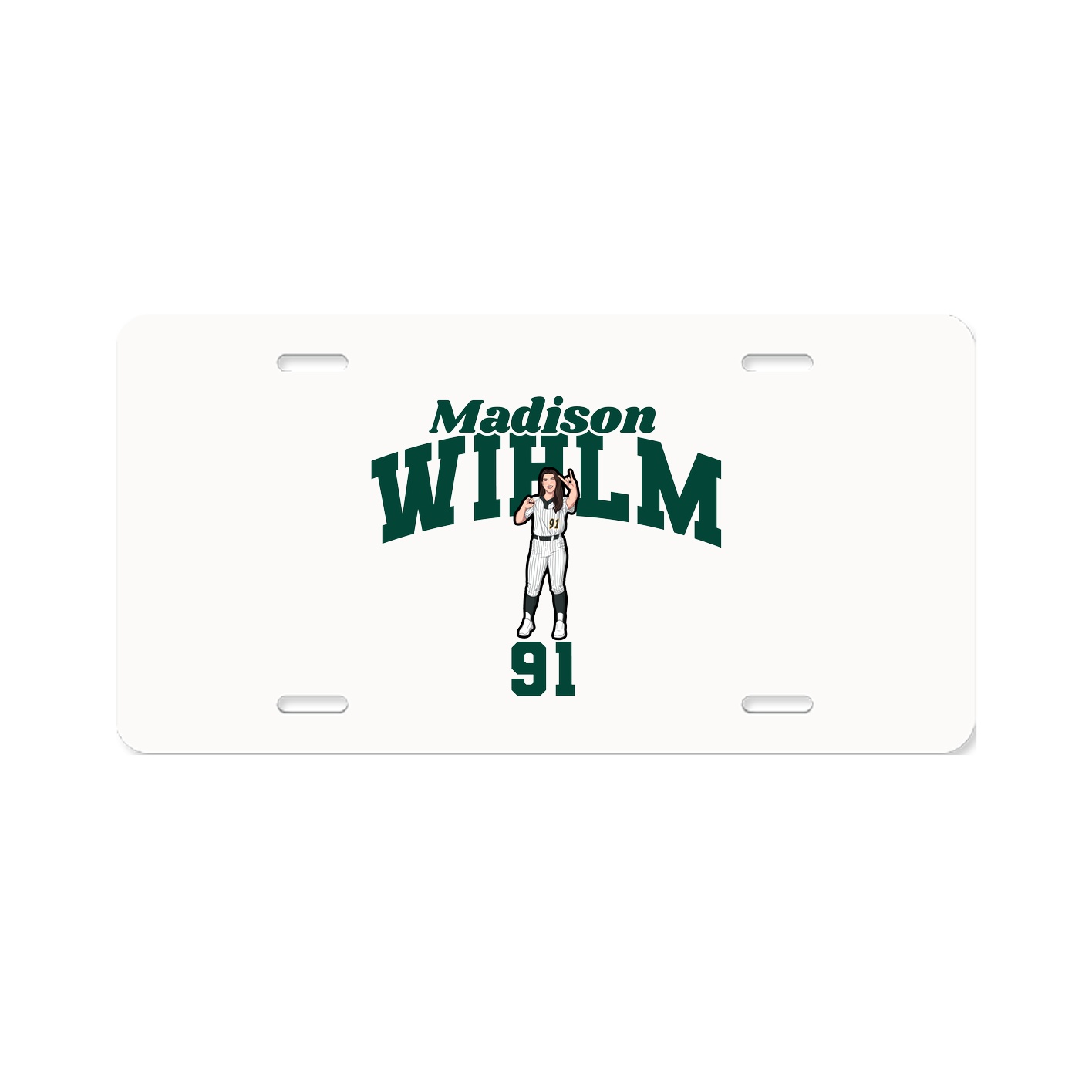 License Plate — Signature Arch in Classic