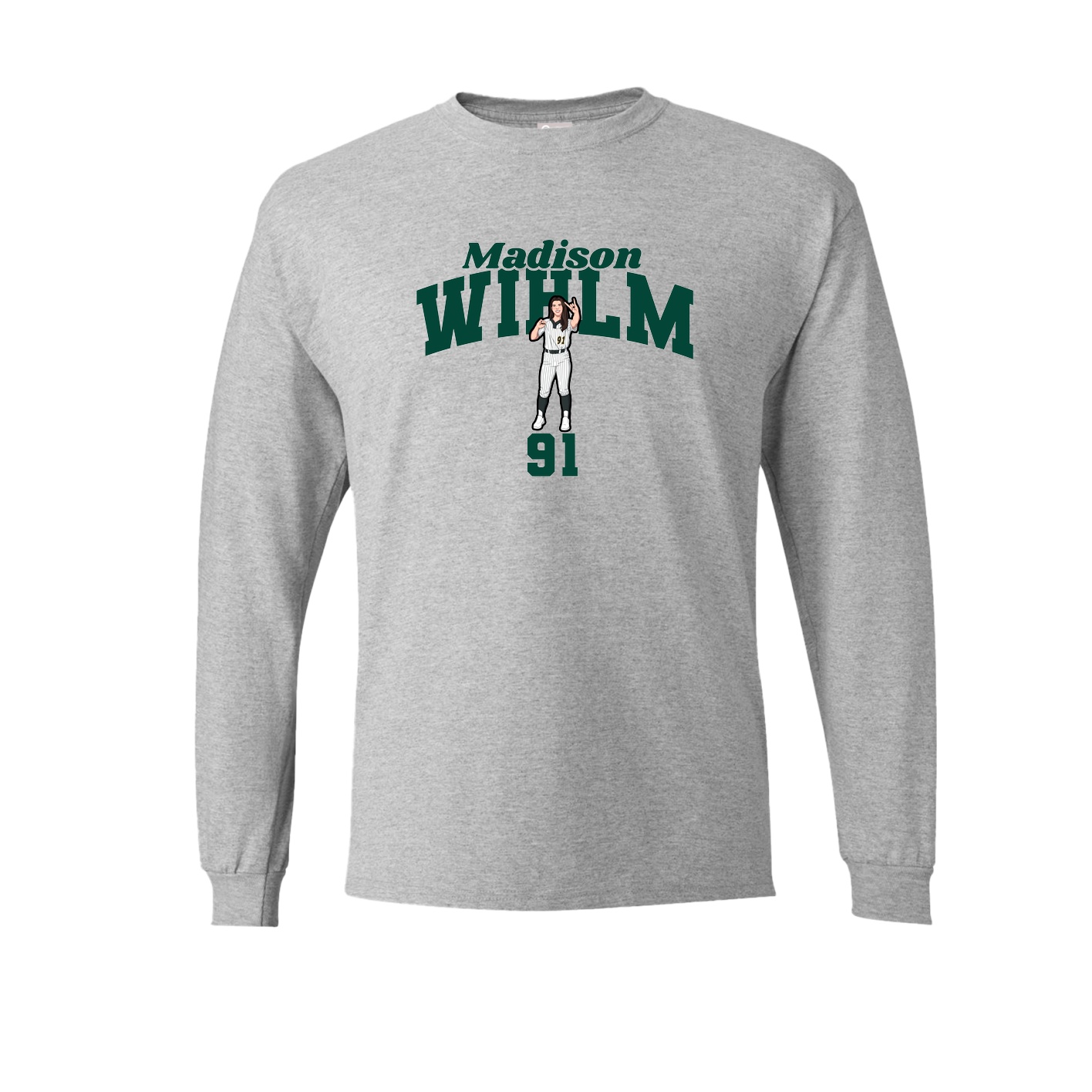 Long Sleeve Tee — Signature Arch in Grey