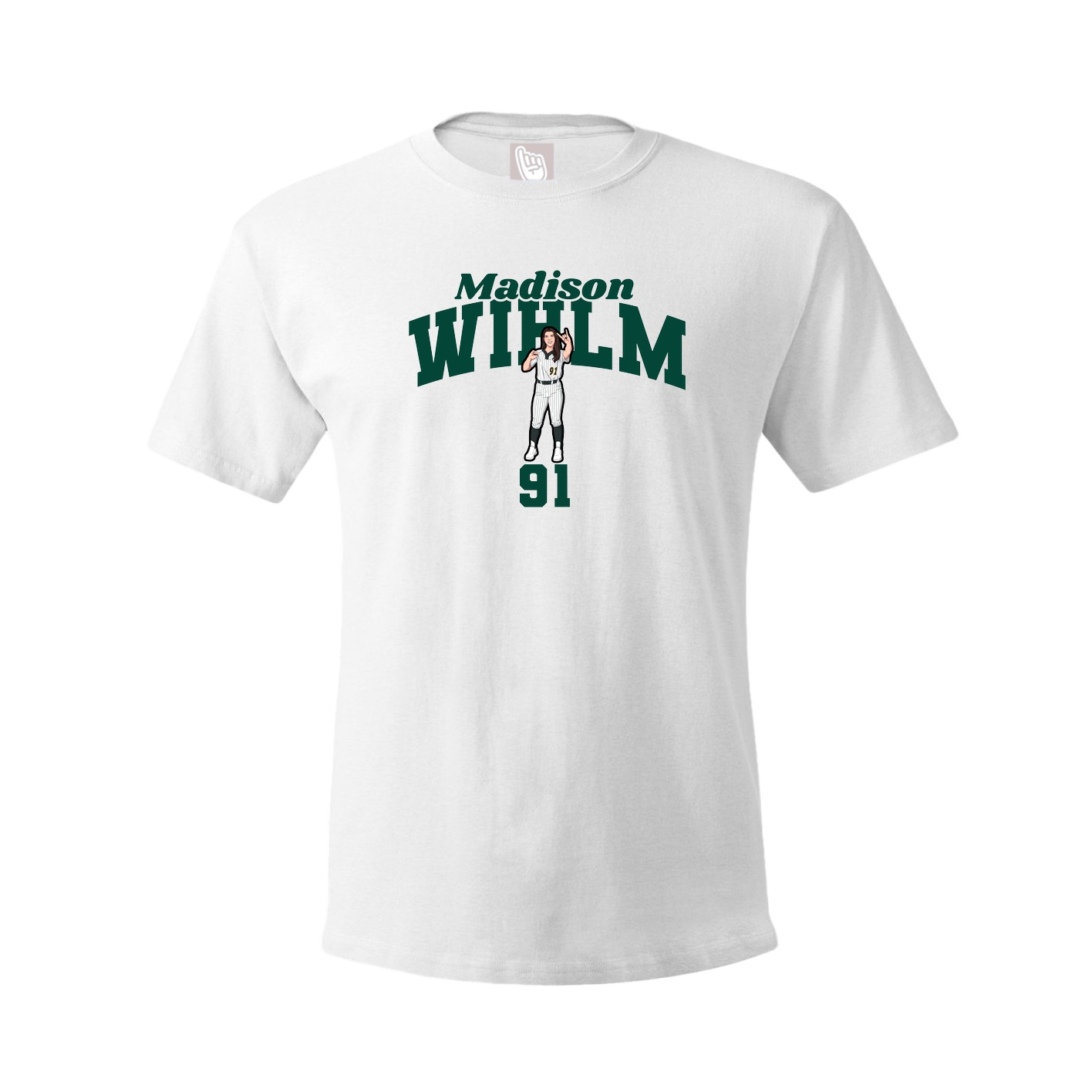 Youth Tee — Signature Arch in White