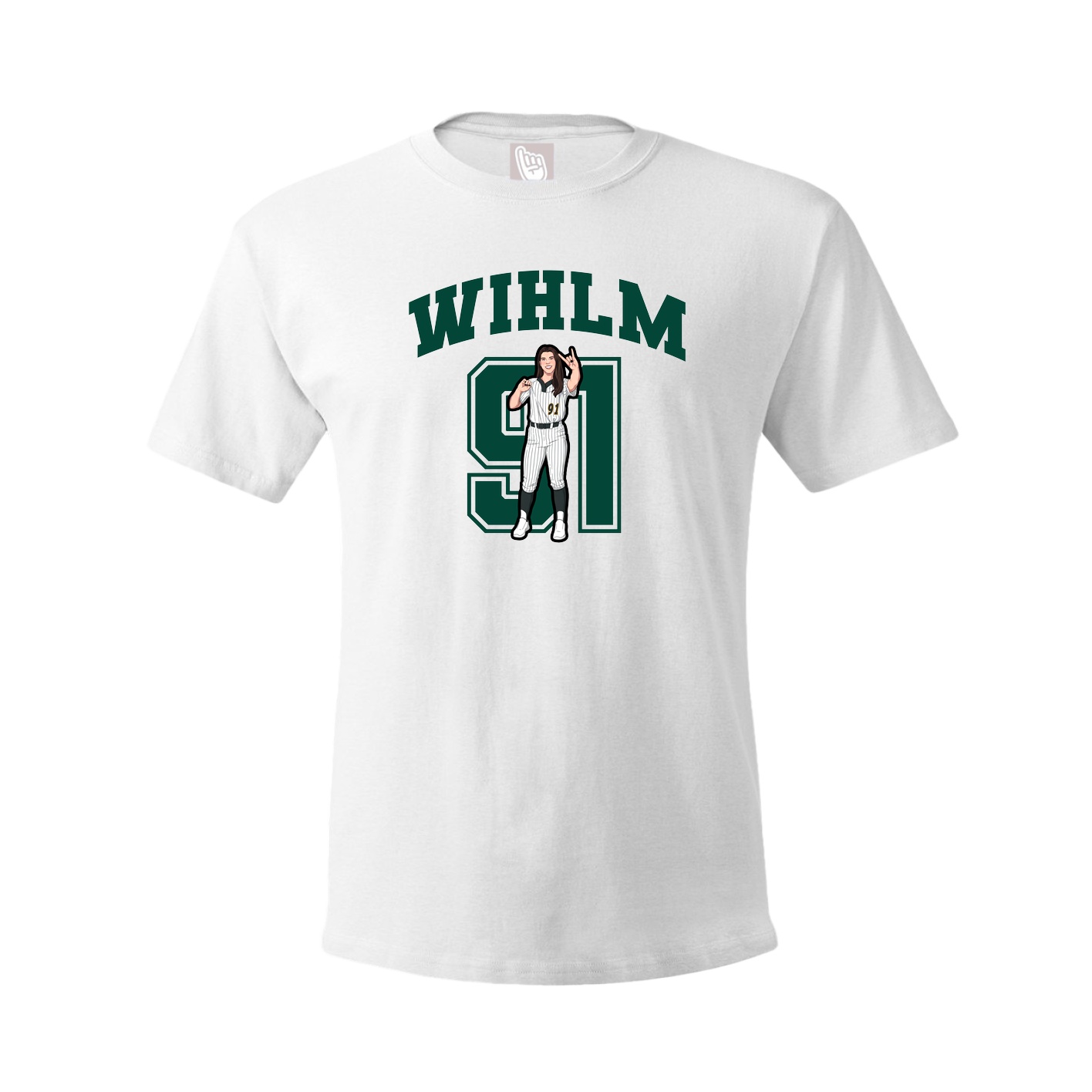 Tee — Number in White