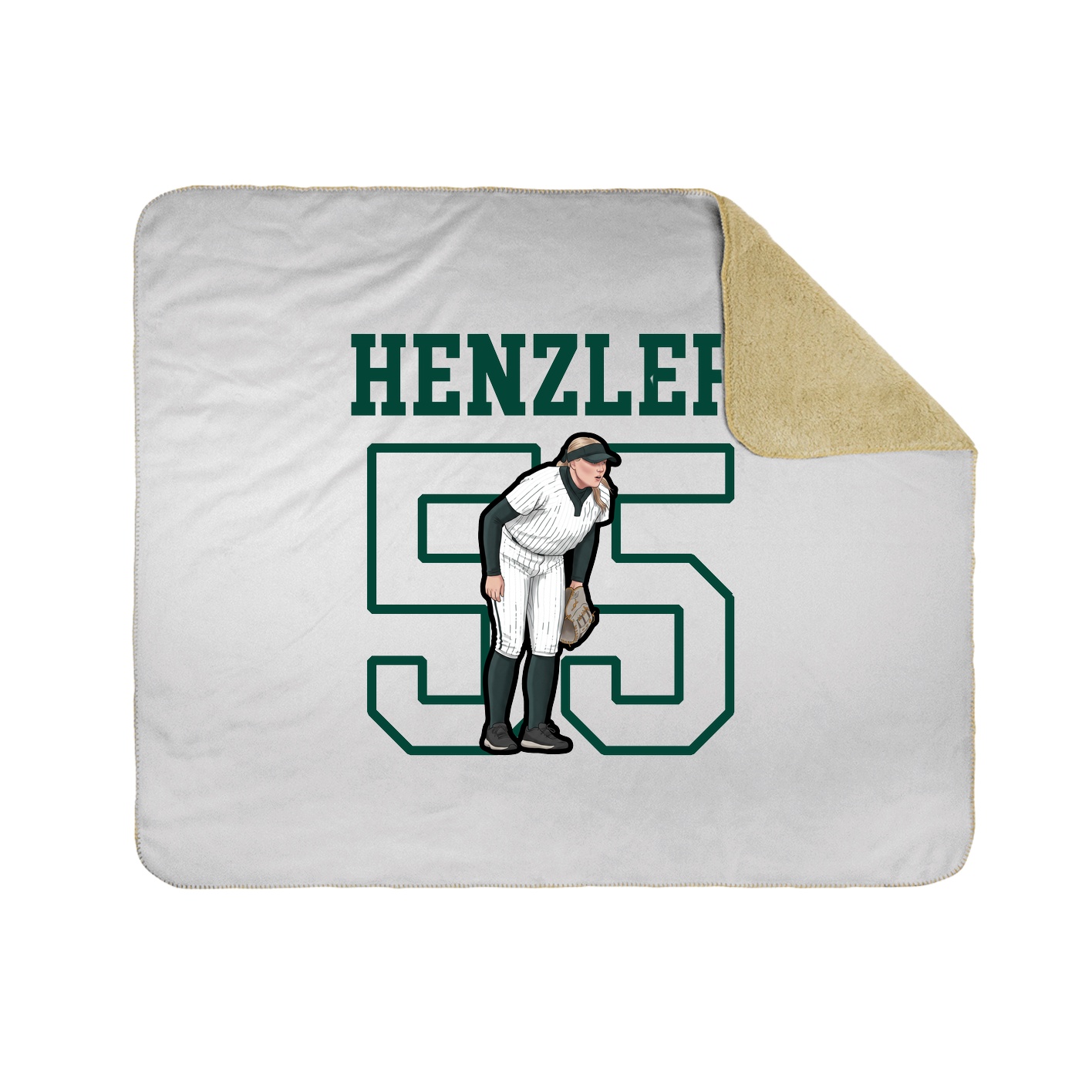 Throw Blanket — Shirsey in White