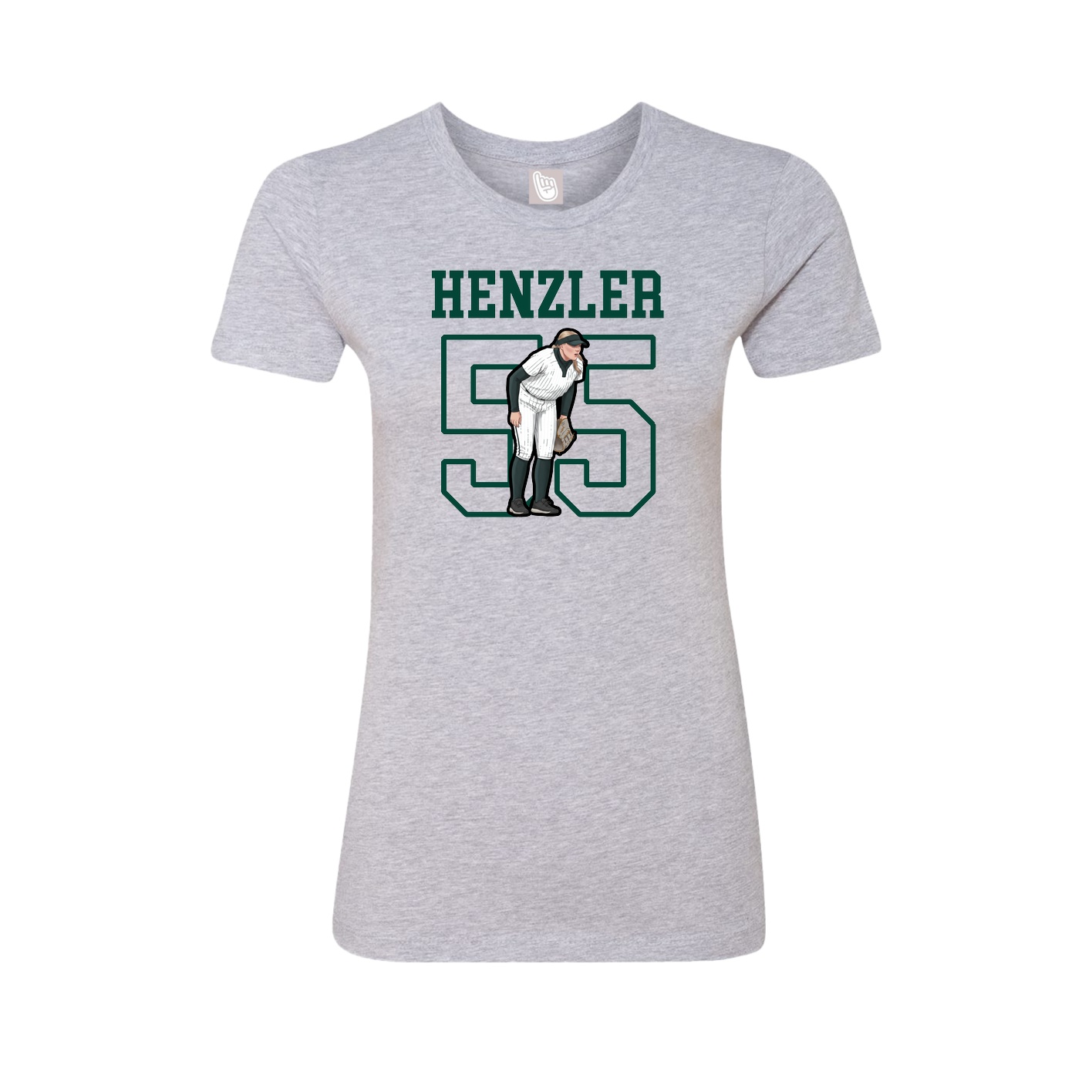 Fitted Women's Tee — Shirsey in Grey