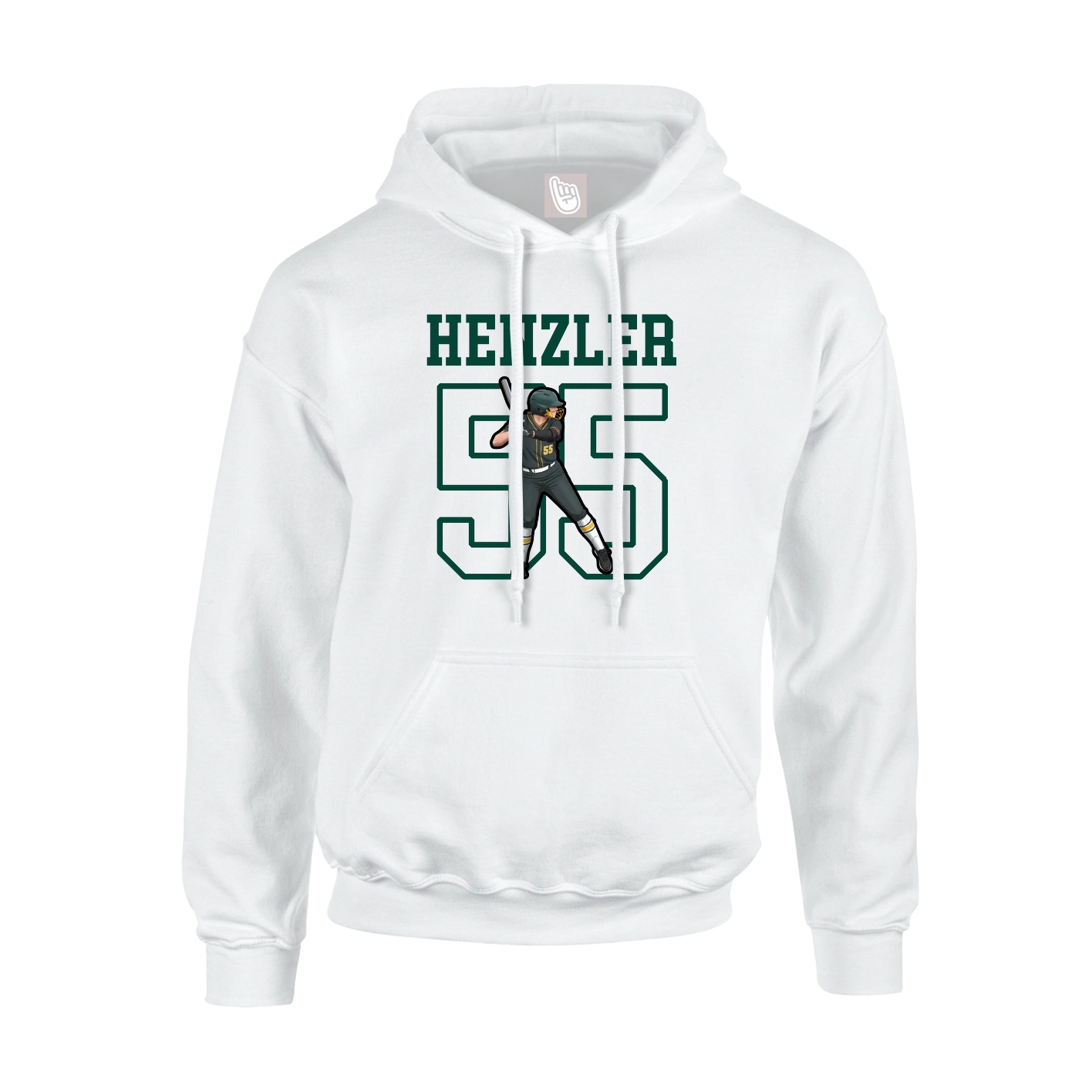 Hoodie — Shirsey in White