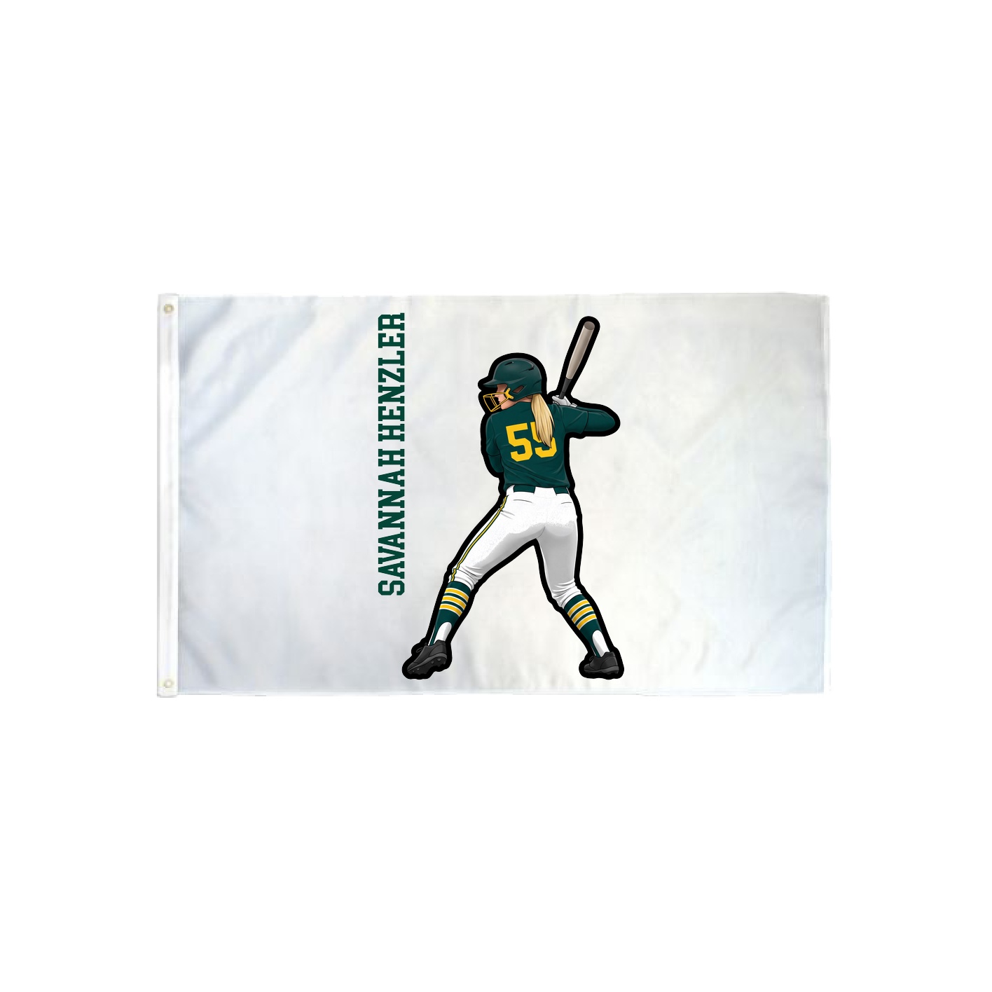 3x5 Flag — Name Vertical in Classic