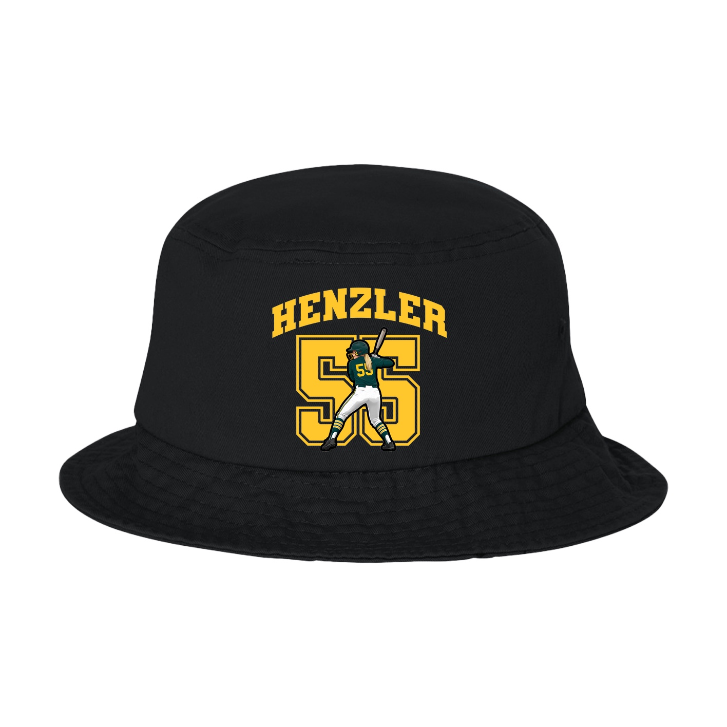 Bucket Cap — Number in Black