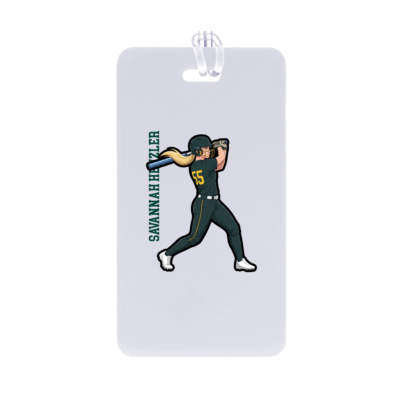 Bag Tag — Name Vertical in Classic
