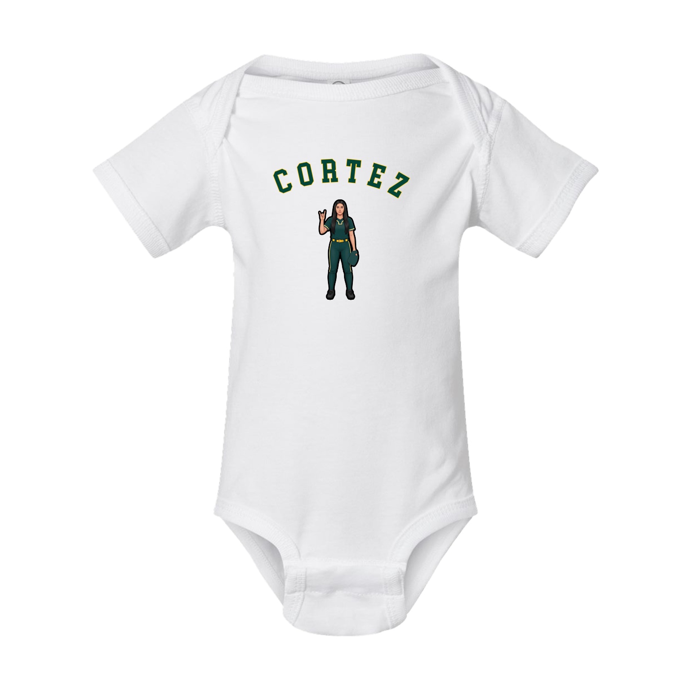 Baby Onesie — Shirsey Arch in White