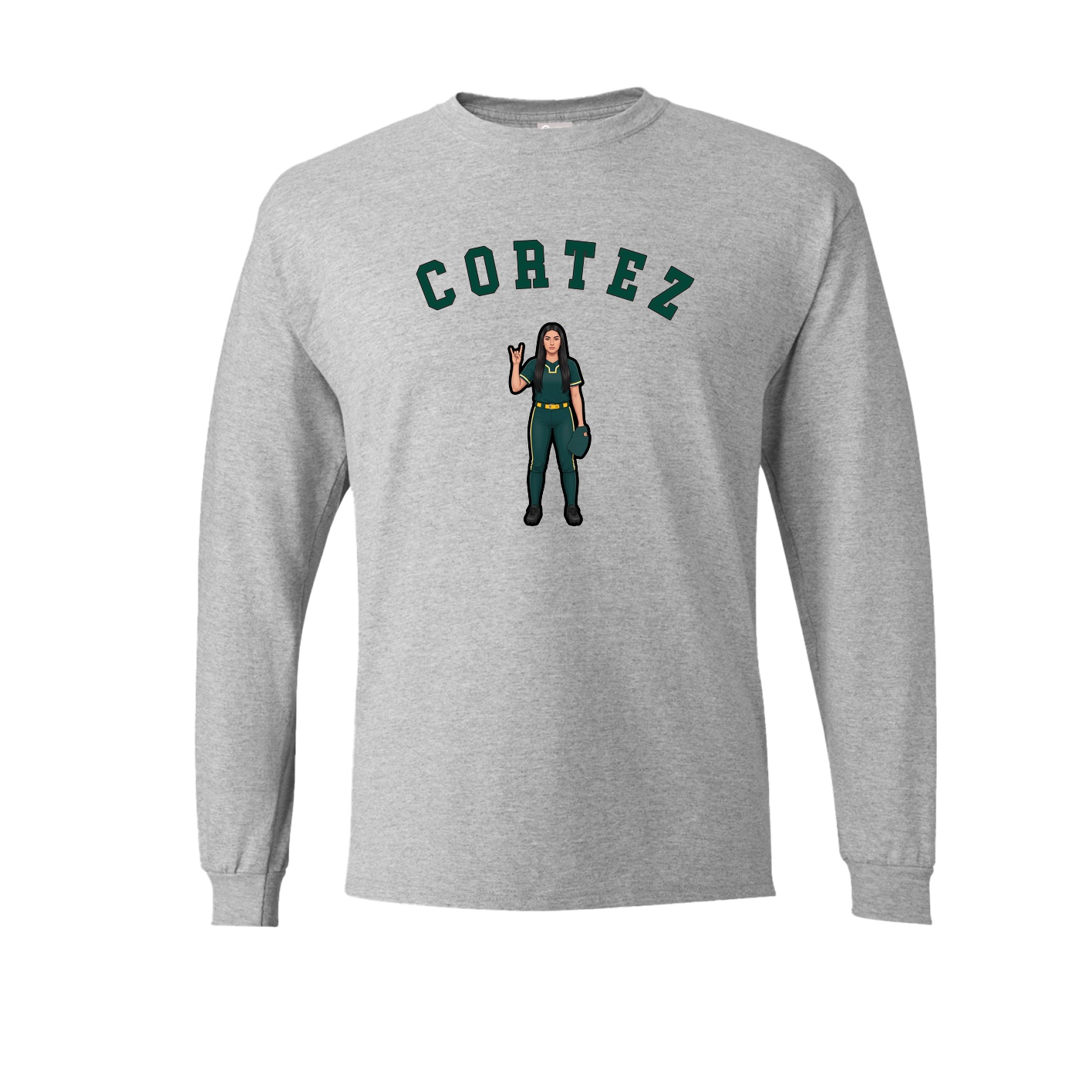 Long Sleeve Tee — Shirsey Arch in Grey