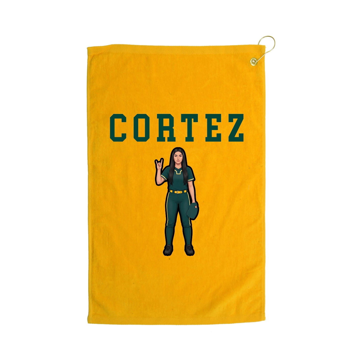 Golf Towel — Shirsey in Gold