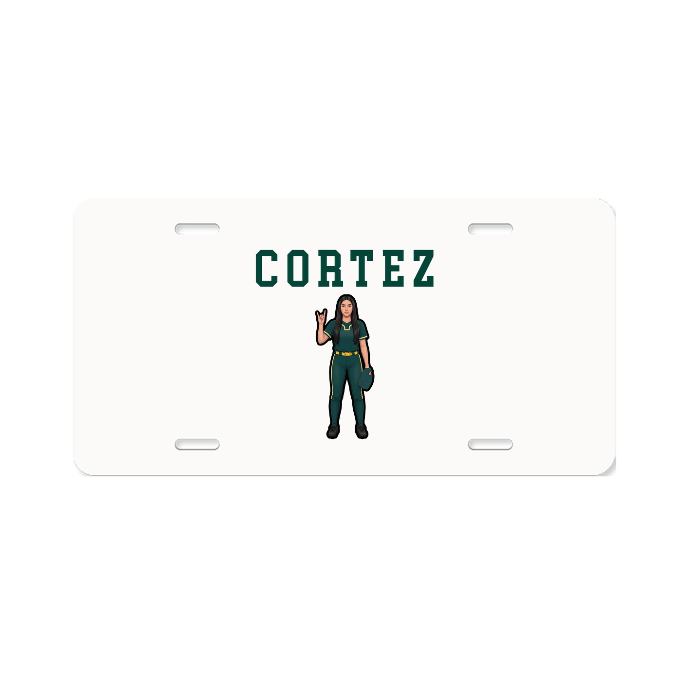 License Plate — Shirsey in Classic