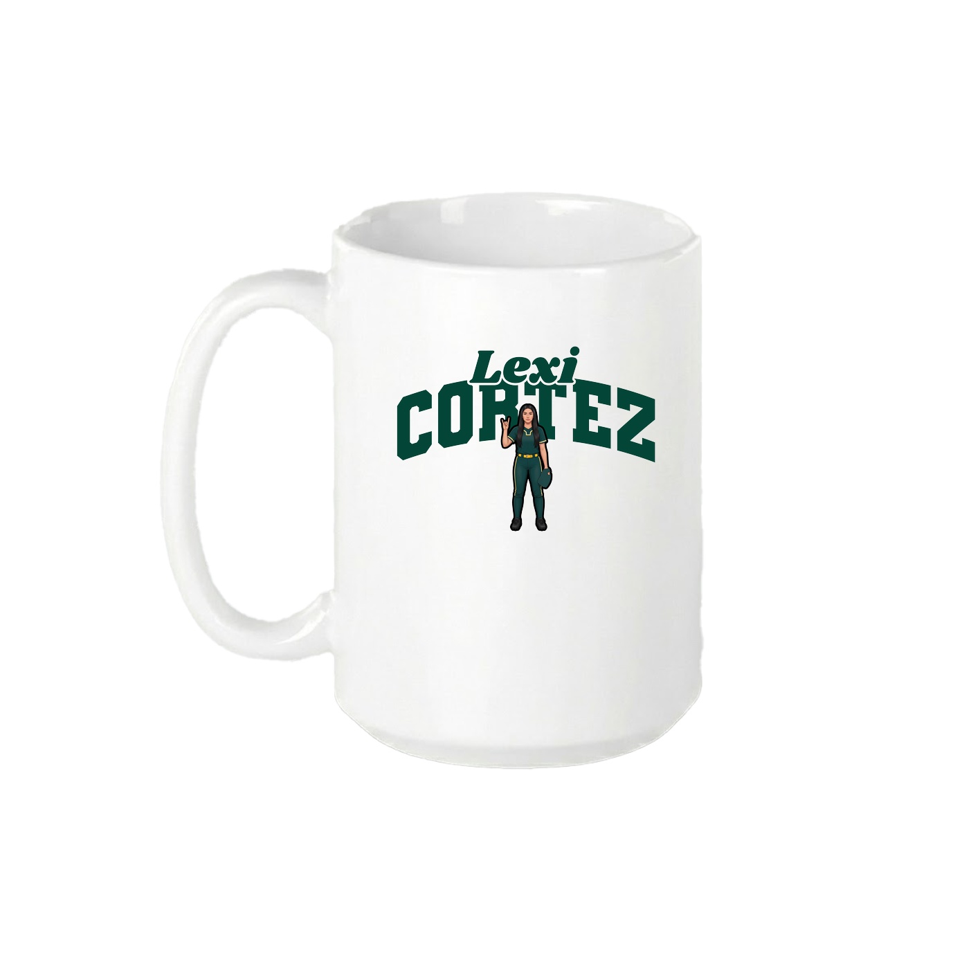 15oz Coffee Mug — Signature Arch in White