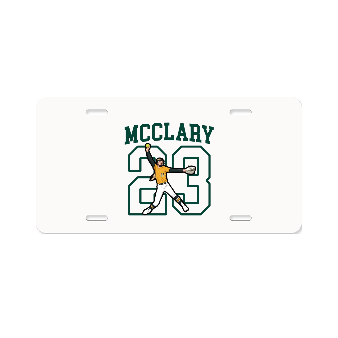License Plate — Shirsey in Classic