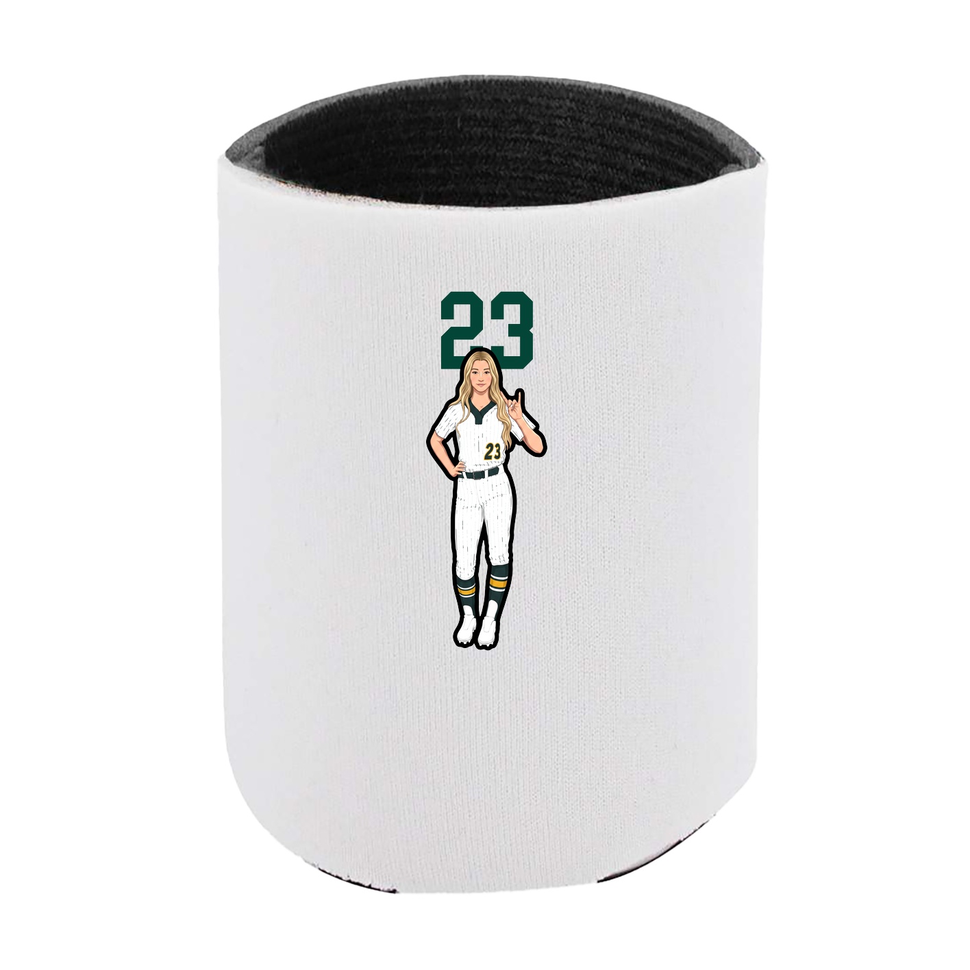 Can Holder — Number Top in White