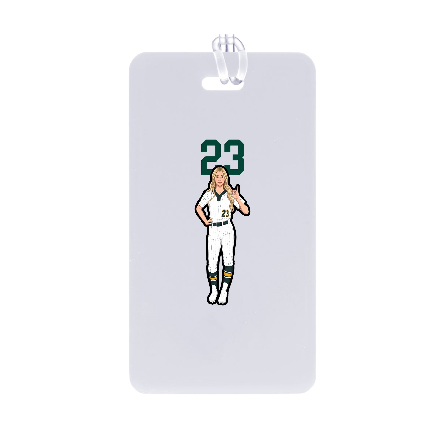 Bag Tag — Number Top in Classic