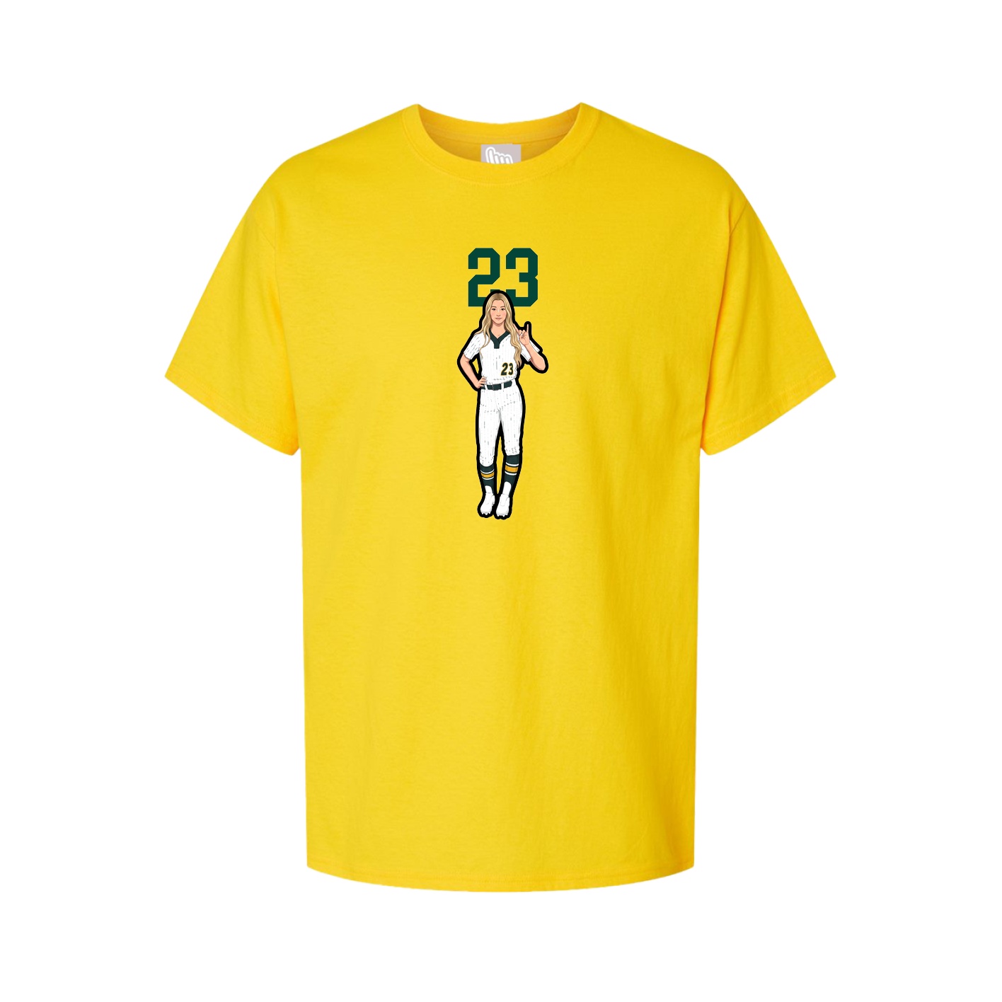 Tee — Number Top in Gold