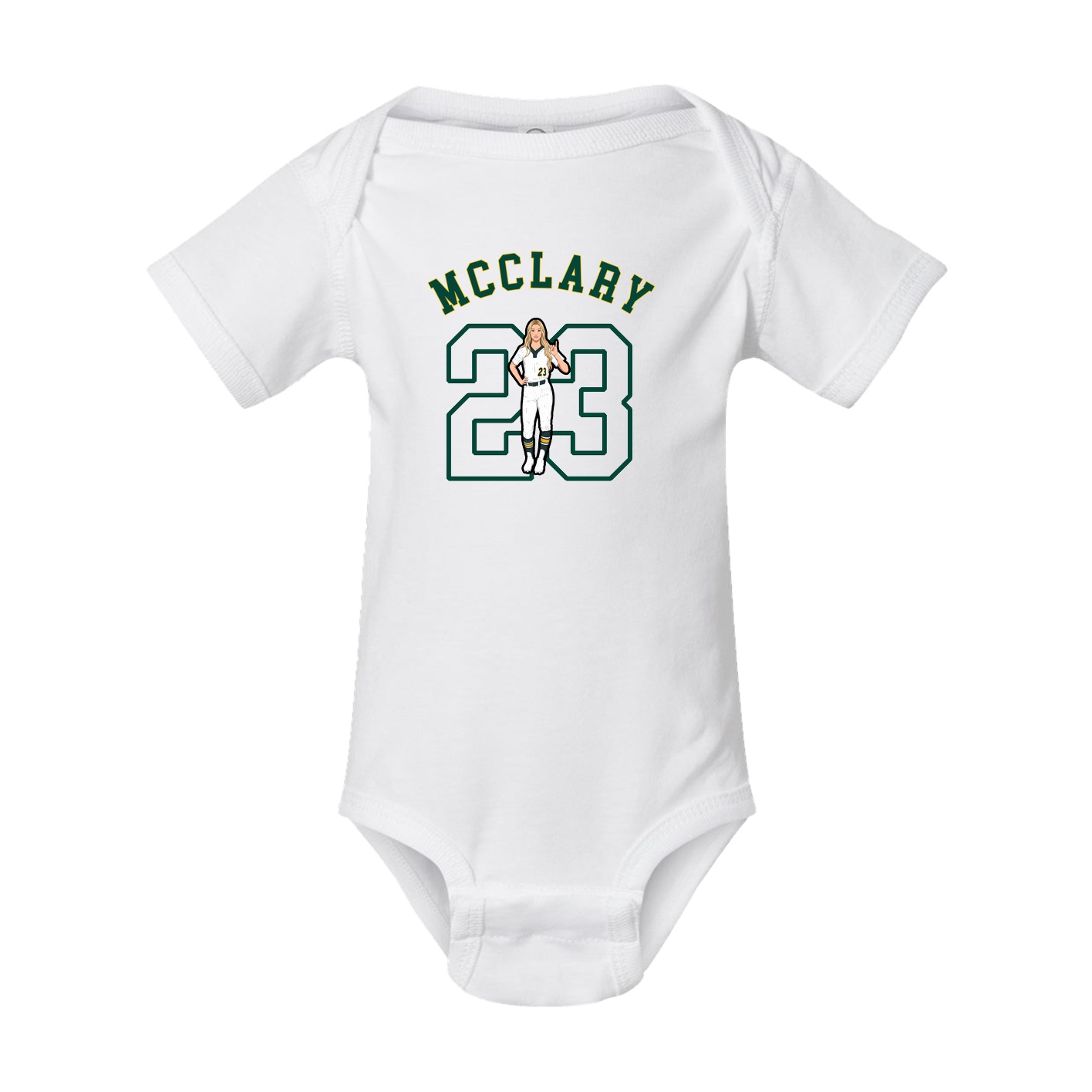 Baby Onesie — Shirsey Arch in White