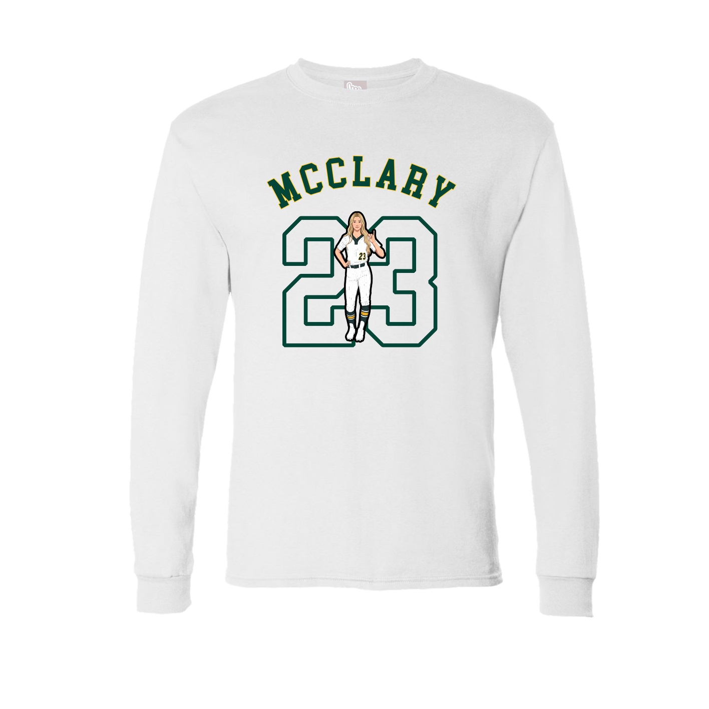 Long Sleeve Tee — Shirsey Arch in White