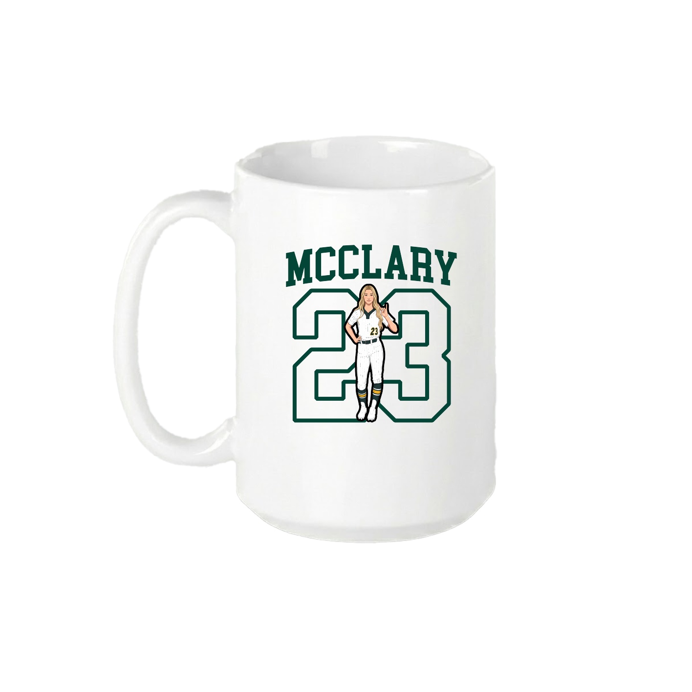 15oz Coffee Mug — Shirsey in White