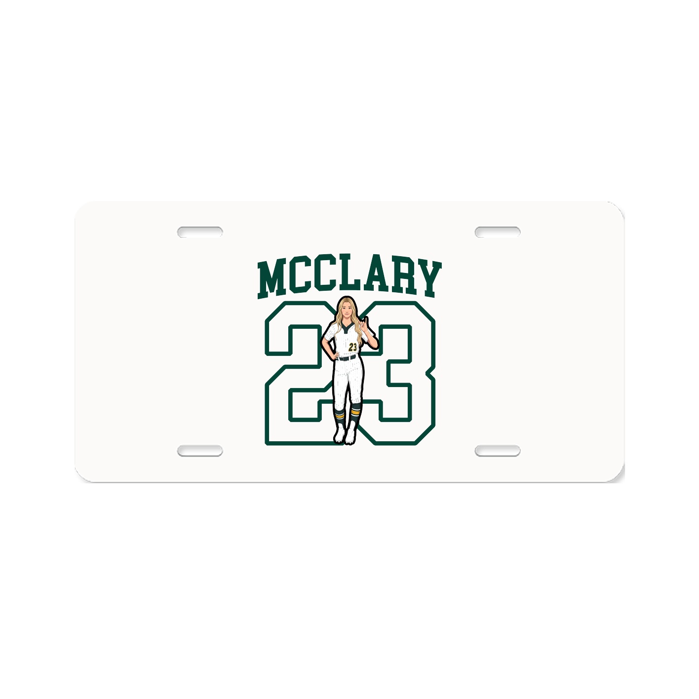 License Plate — Shirsey in Classic