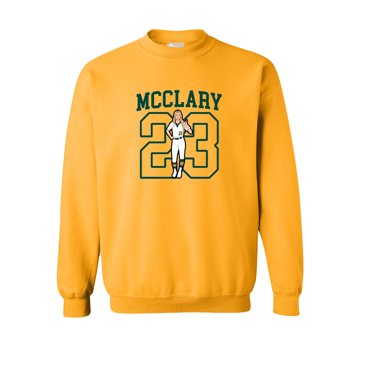 Fleece Crew — Shirsey in Gold