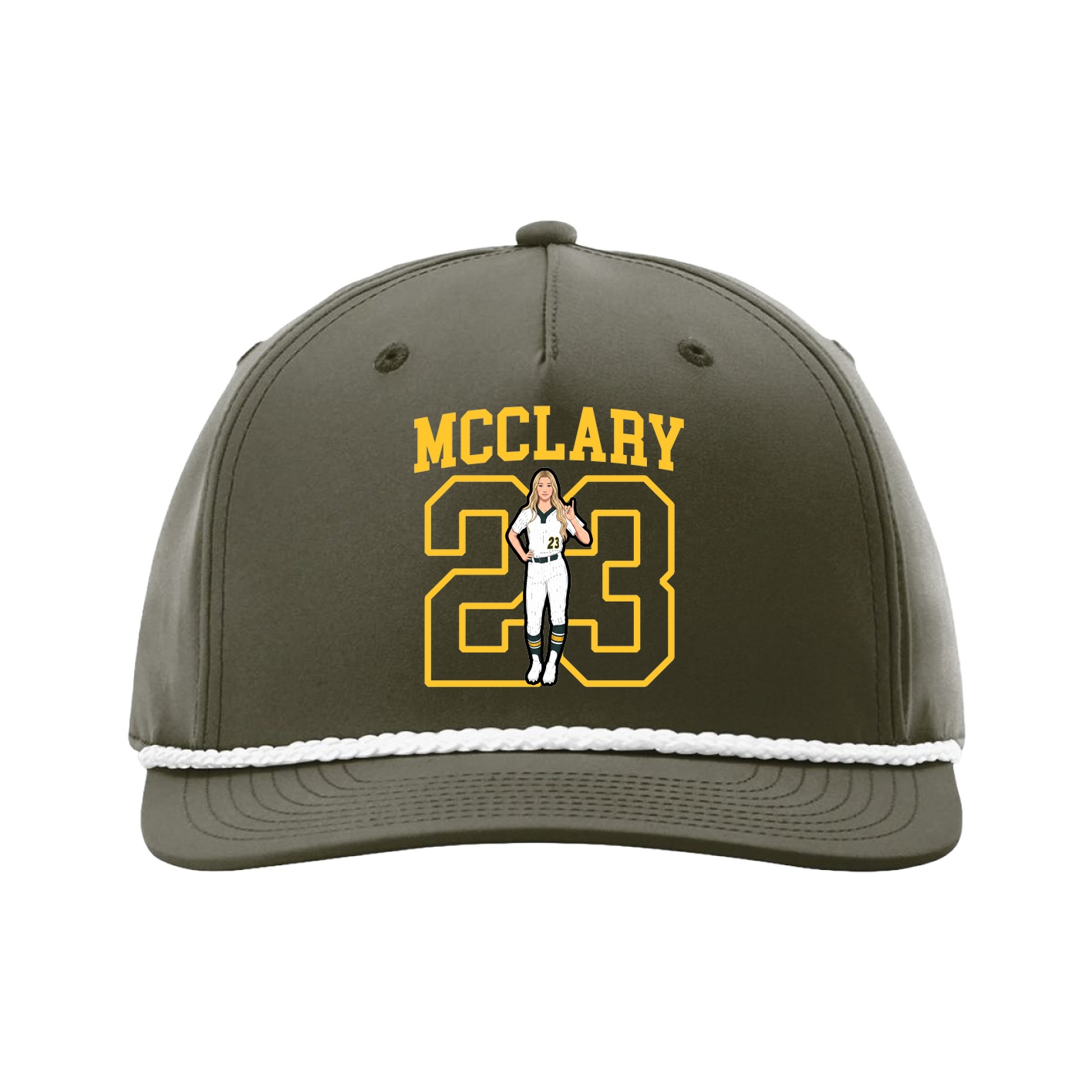 Five-Panel Classic Rope Cap — Shirsey in Green
