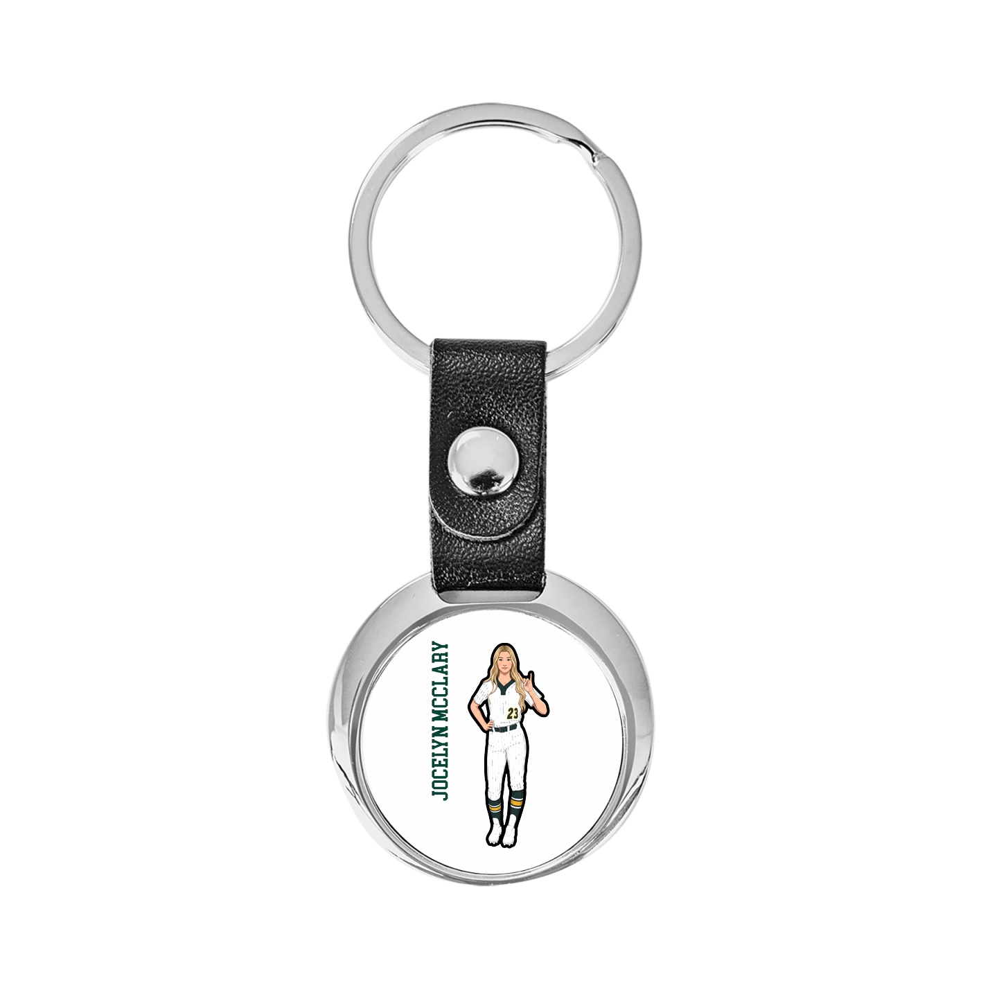 Key Chain — Name Vertical in Classic