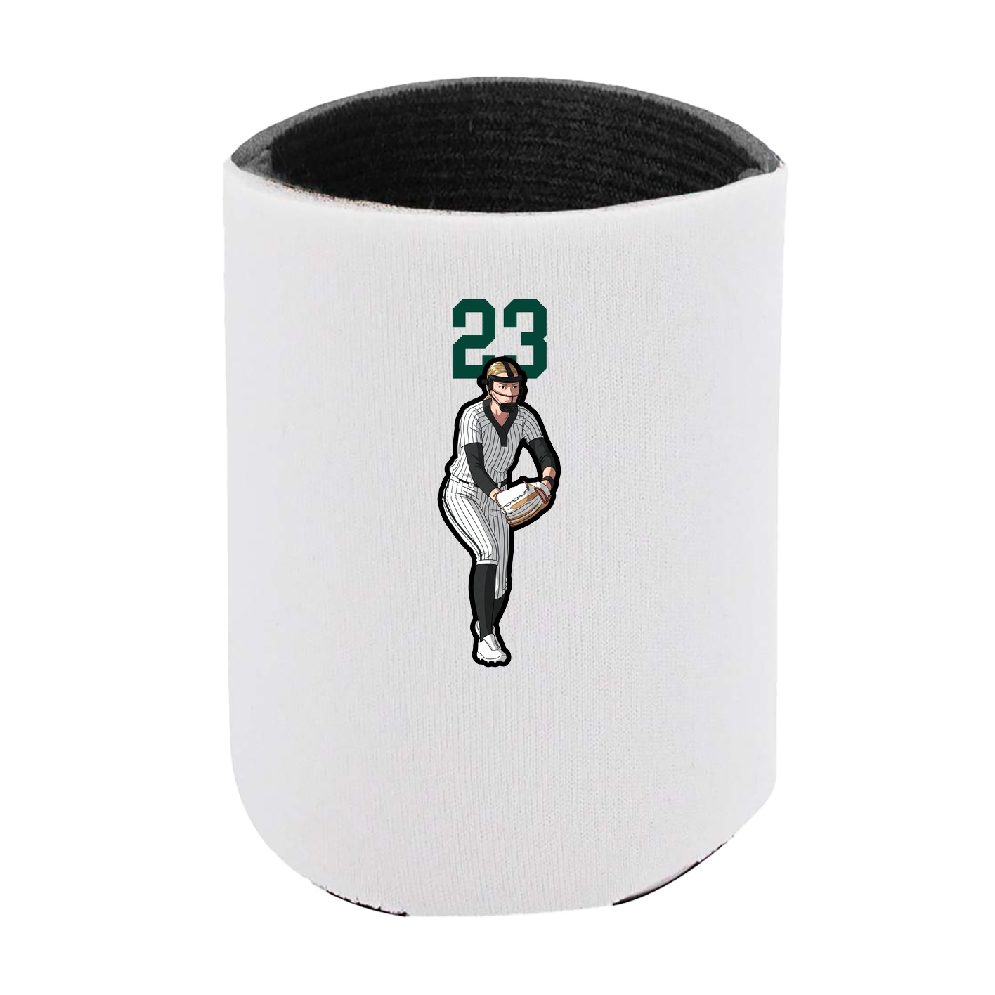 Can Holder — Number Top in White