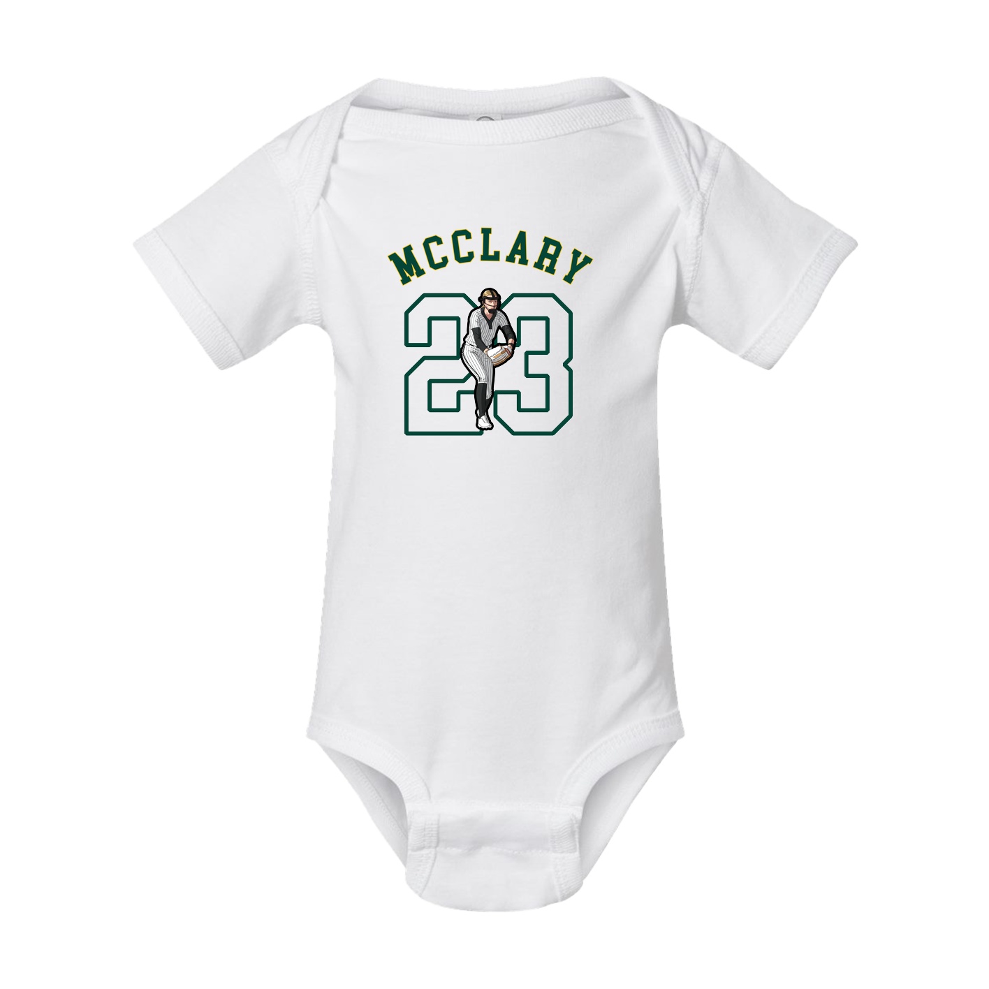 Baby Onesie — Shirsey Arch in White