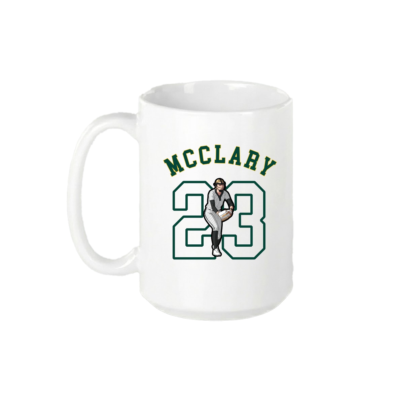 15oz Coffee Mug — Shirsey Arch in White