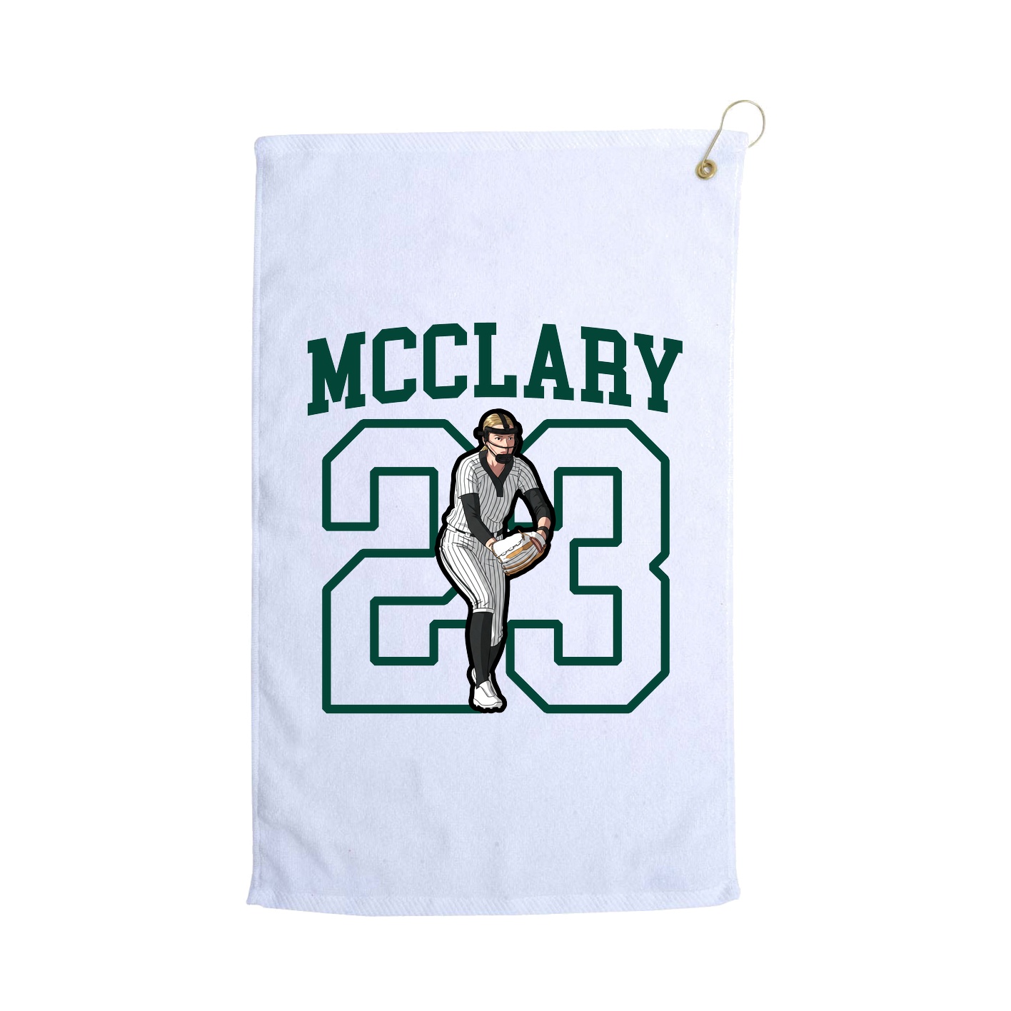 Golf Towel — Shirsey in White