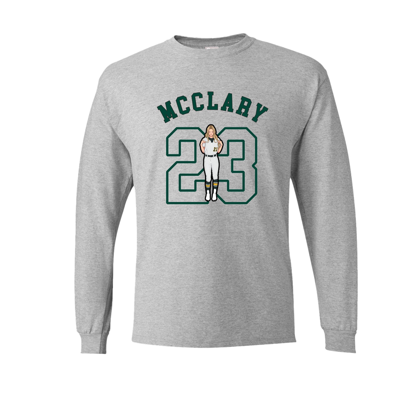 Long Sleeve Tee — Shirsey Arch in Grey